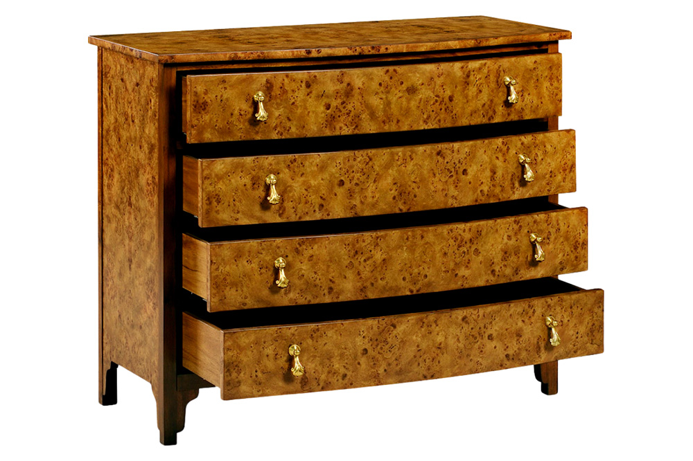 Oliver Beau Chest - Rustic/Mappa Burl Veneer