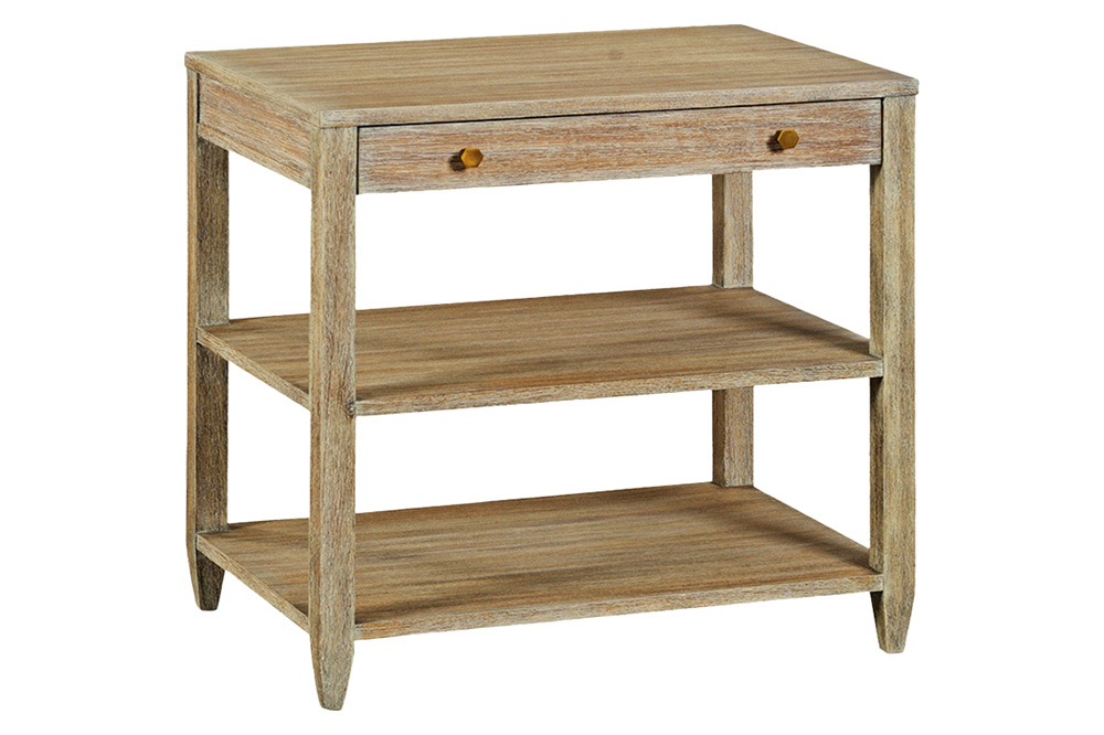 Oliver Wallace Wide Side Table - Weatdered