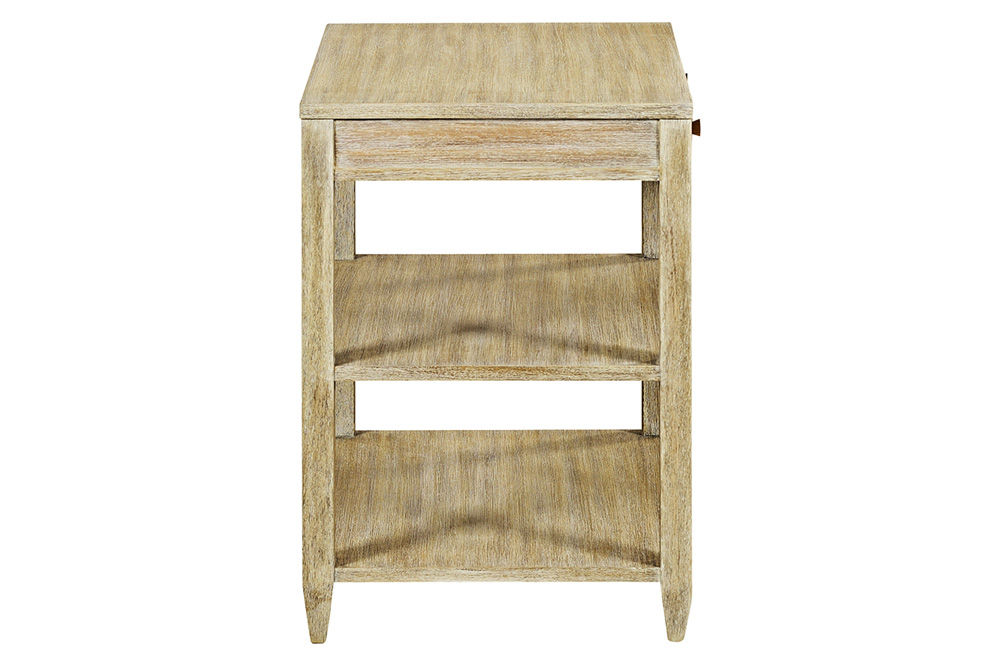 Oliver Wallace Wide Side Table - Weatdered