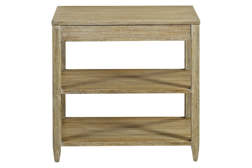 Oliver Wallace Wide Side Table - Weatdered