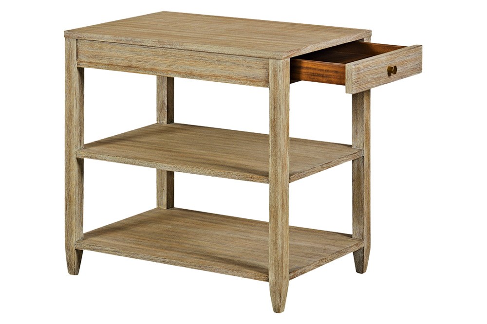 Oliver Wallace Narrow Side Table - Weatdered