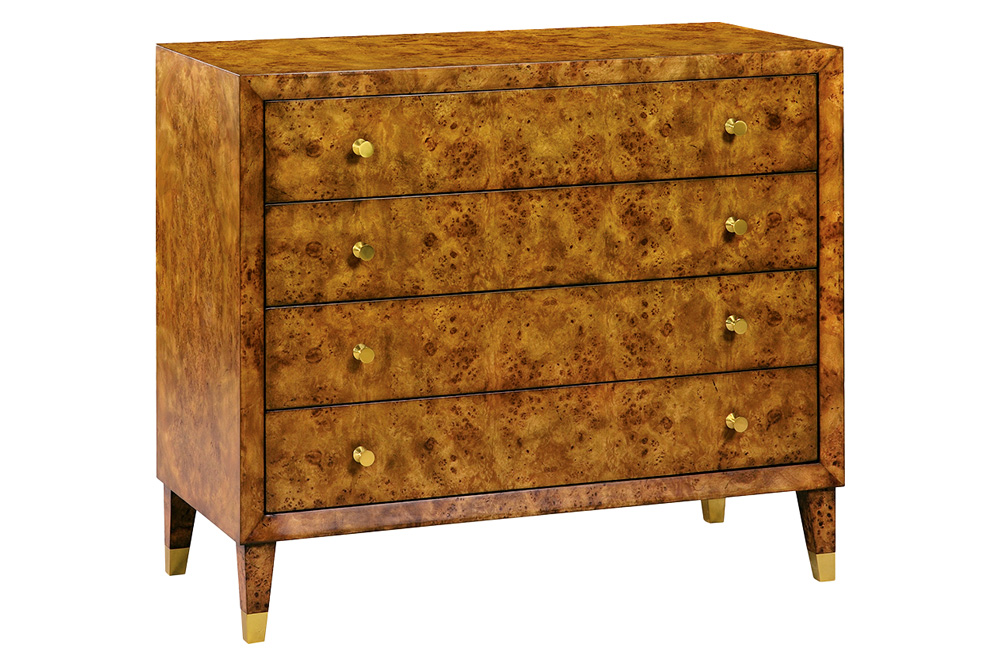 Oliver Beverly Chest - Rustic/Mappa Burl Veneer