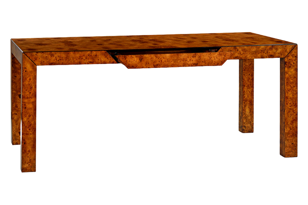 Oliver Parson Dining Table - Rustic/Mappa Burl Veneer