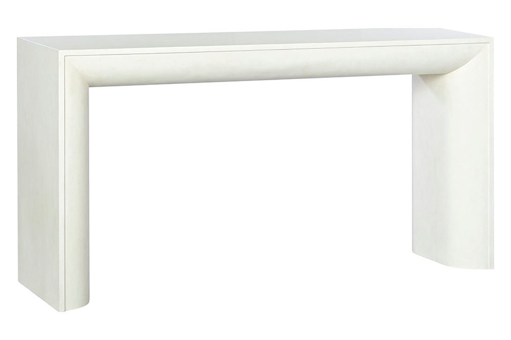 Oliver Cape Console Table - Egret