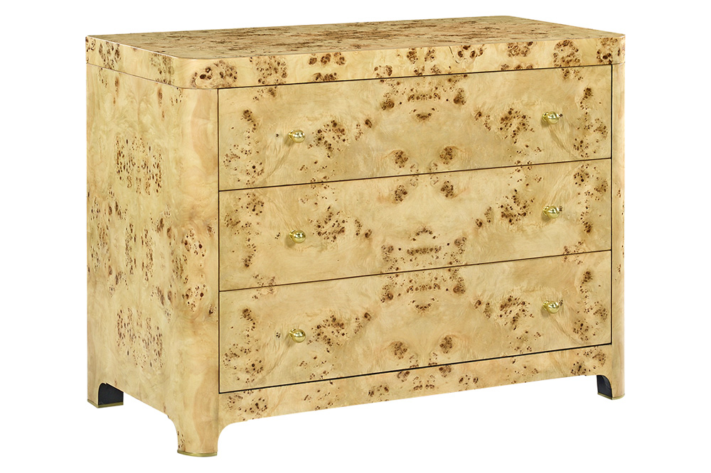 Oliver Roland Chest - Clear/Mappa Burl Veneer