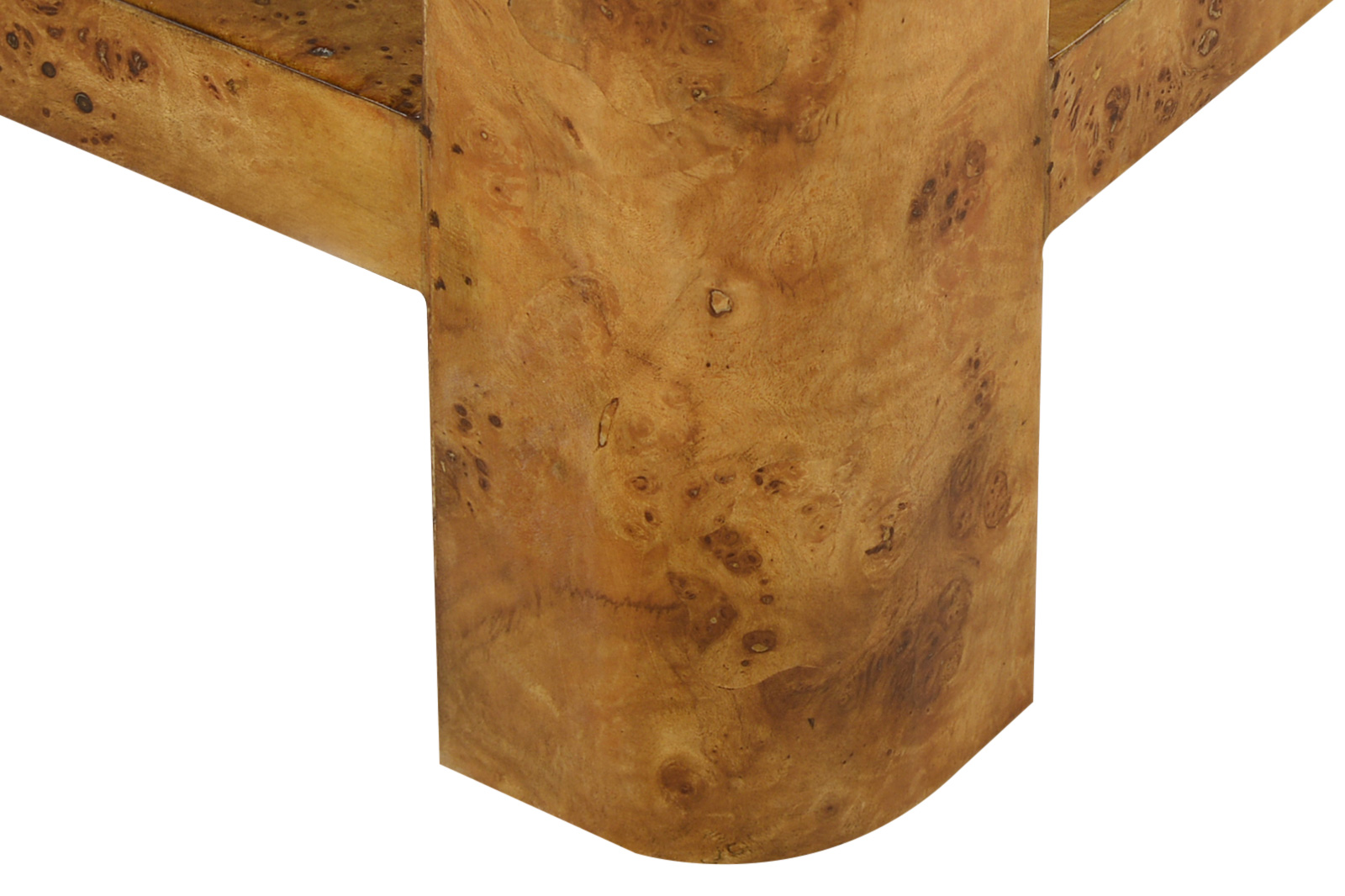 Oliver Cordova Console Table - Rustic/Mappa Burl Veneer