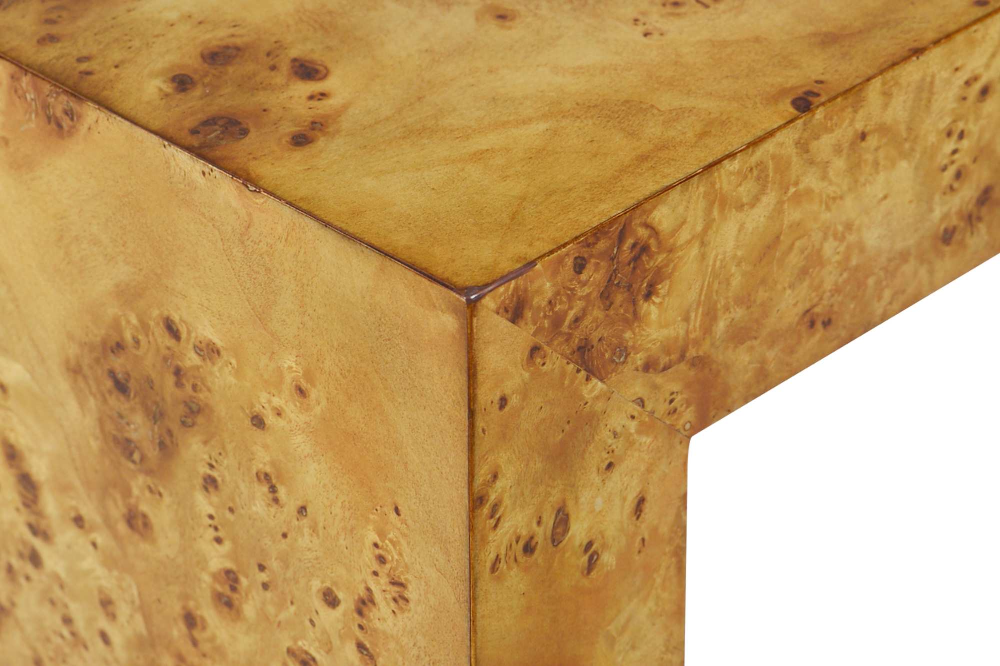 Oliver Anaheim Console Table - Rustic/Mappa Burl Veneer