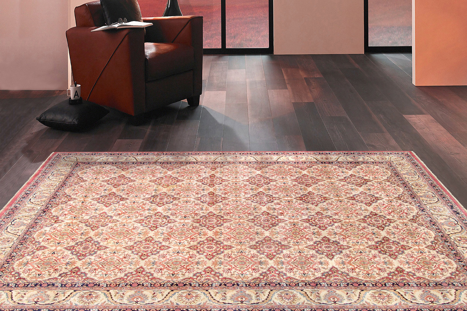 Pasargad - Lavar Collection Hand-Knotted Lamb's Wool Area Rug 148'' x 178'' (022468)