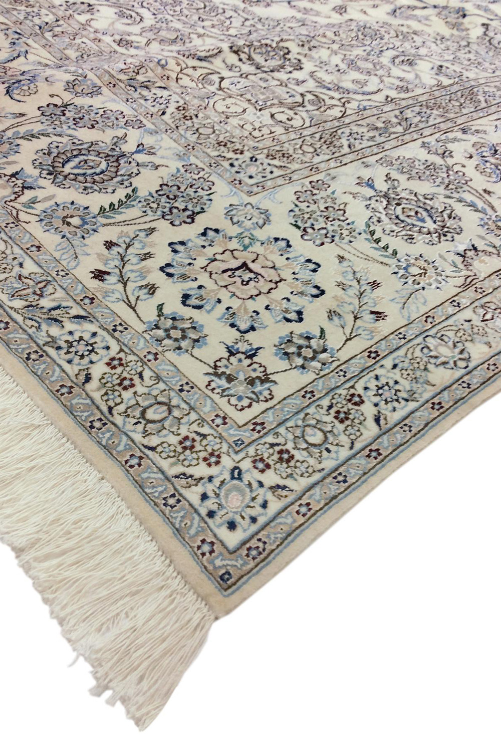 Pasargad - Nain Collection Hand-Knotted Silk and Wool Area Rug 104'' x 145'' (029668)