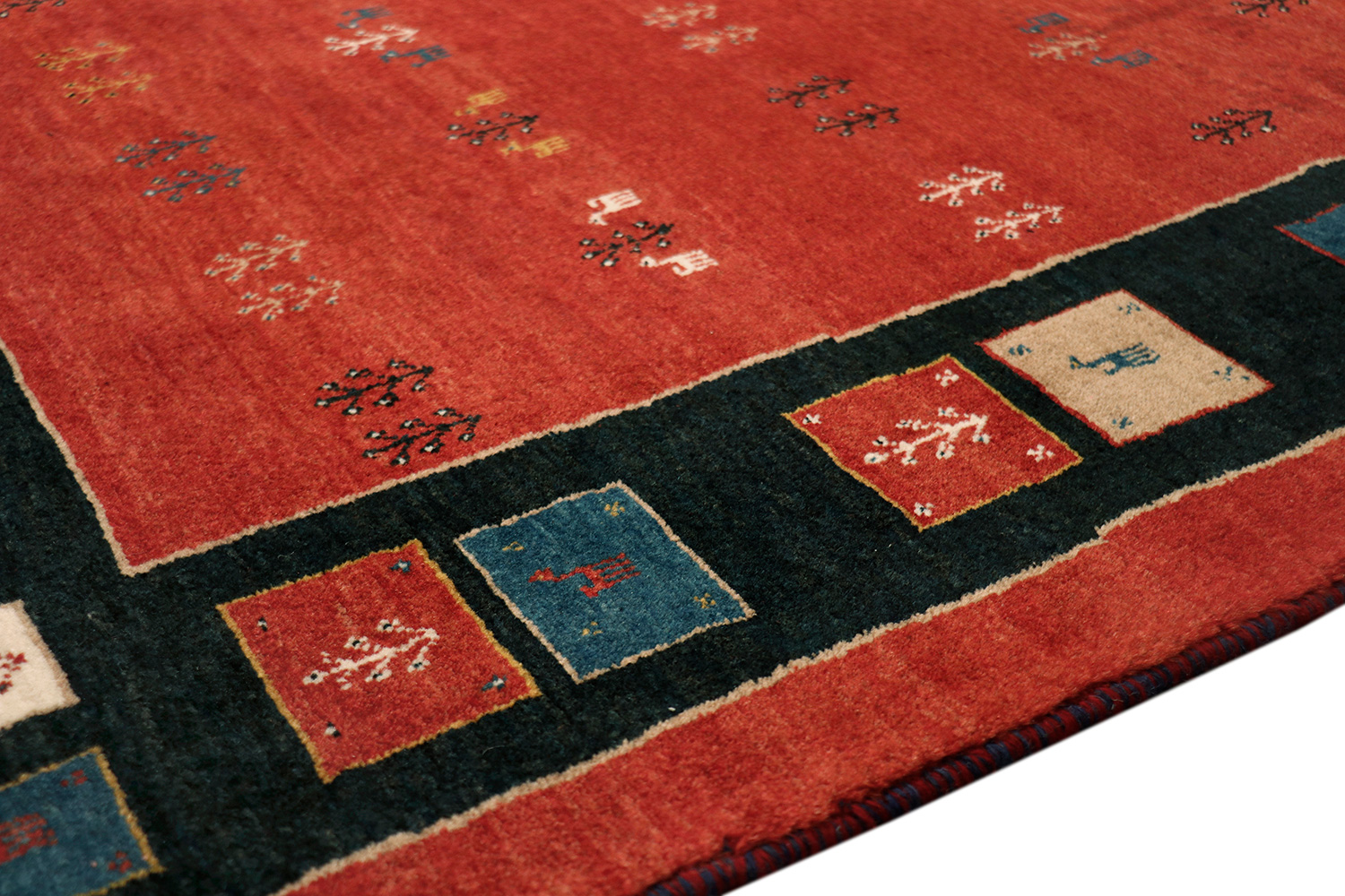 Pasargad - Gabbeh Collection Hand-Knotted Lamb's Wool Area Rug 47'' x 71'' (030199)