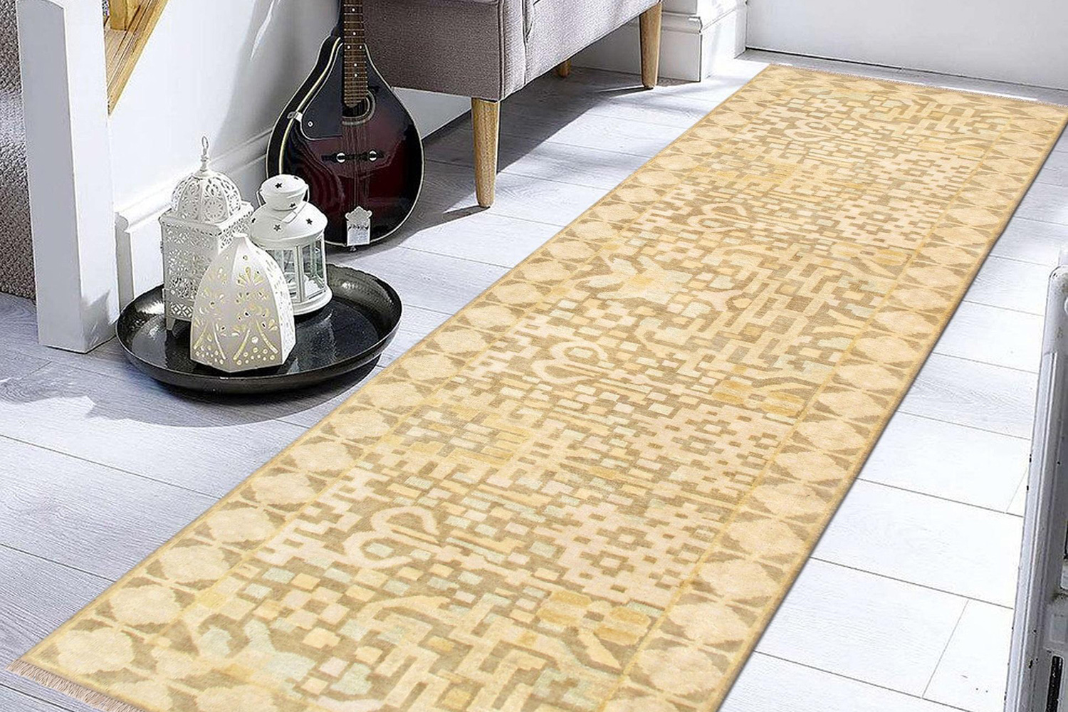 Pasargad - Oushak Collection Hand-Knotted Lamb's Wool Runner 40'' x 139'' (032875)