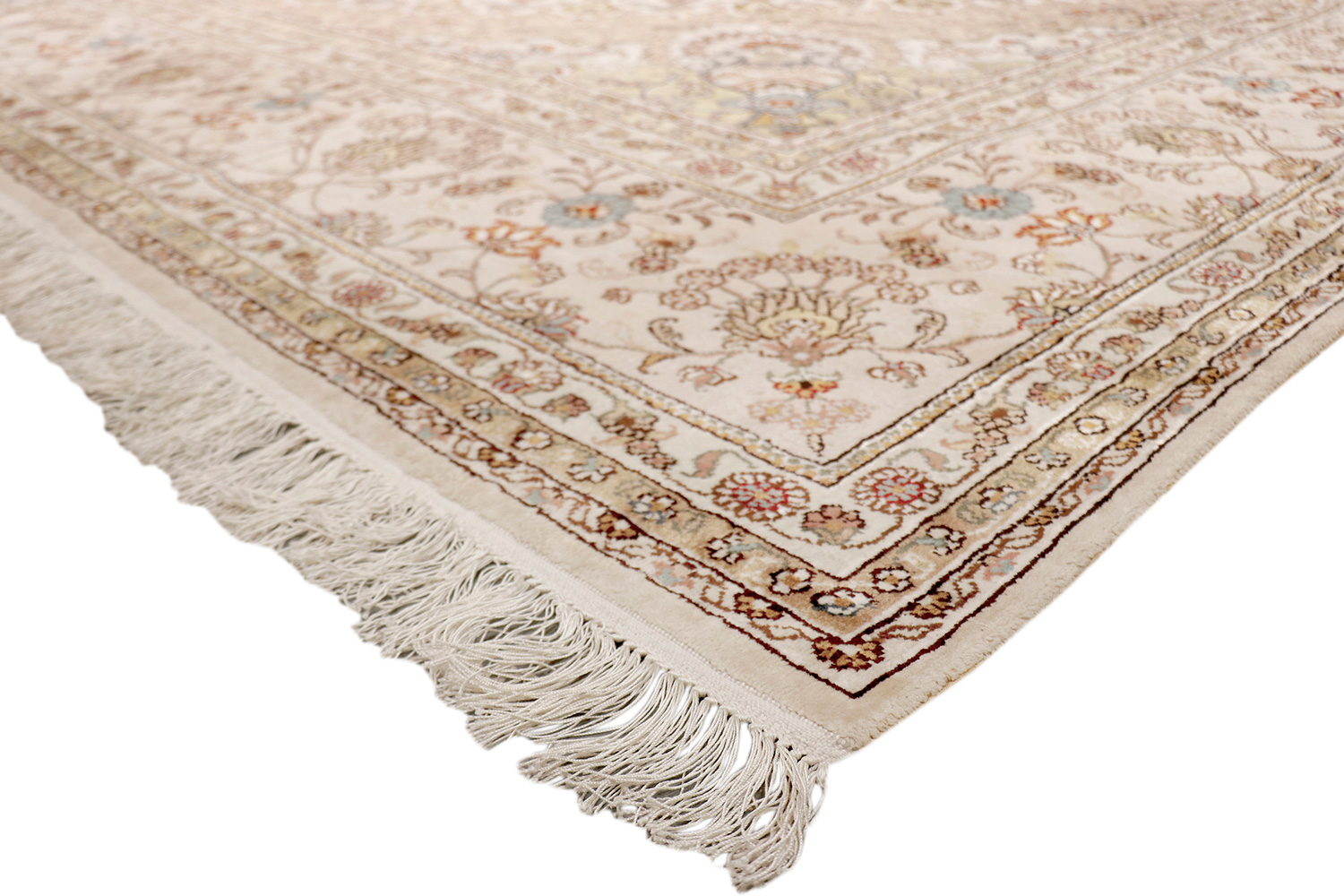 Pasargad - Tabriz Collection Hand-Knotted Pure Silk Area Rug 108'' x 144'' (037472)