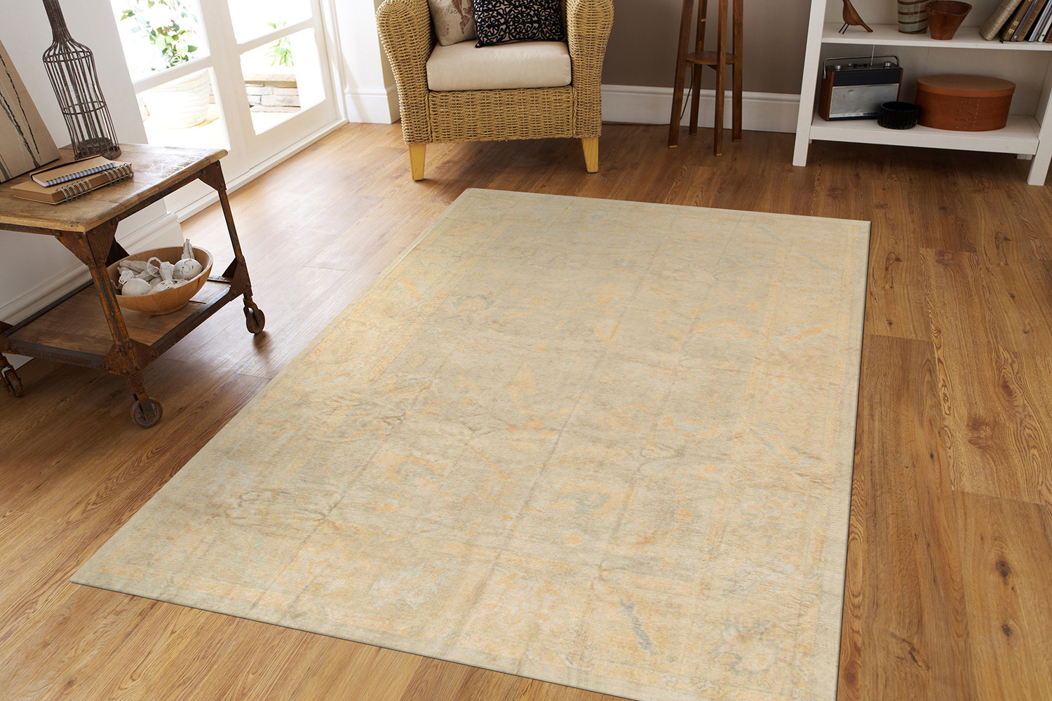 Pasargad - Oushak Collection Hand-Knotted Lamb's Wool Area Rug 125'' x 166'' (040160)