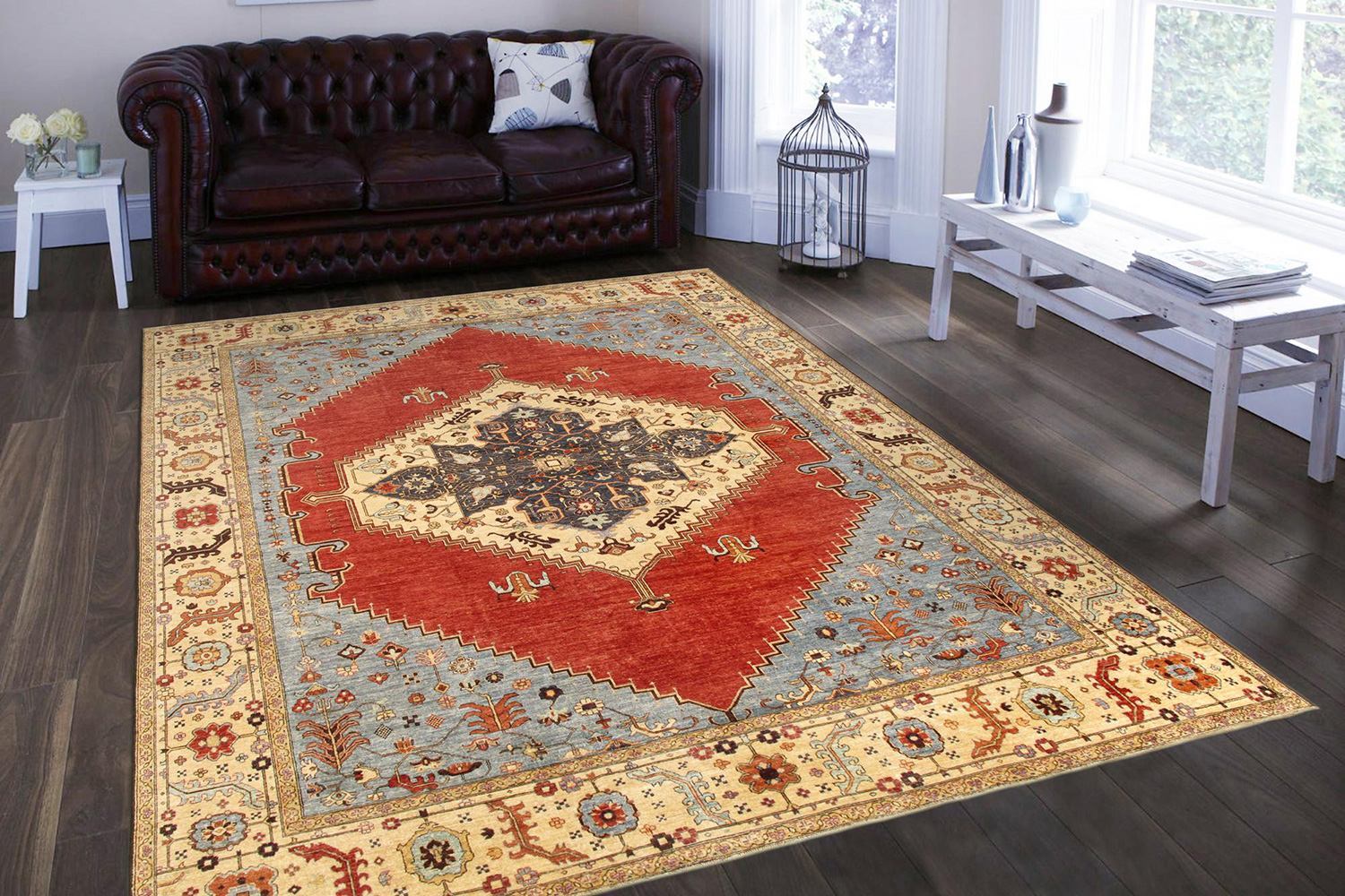 Pasargad - Serapi Collection Hand-Knotted Lamb's Wool Area Rug 146'' x 182'' (046073)