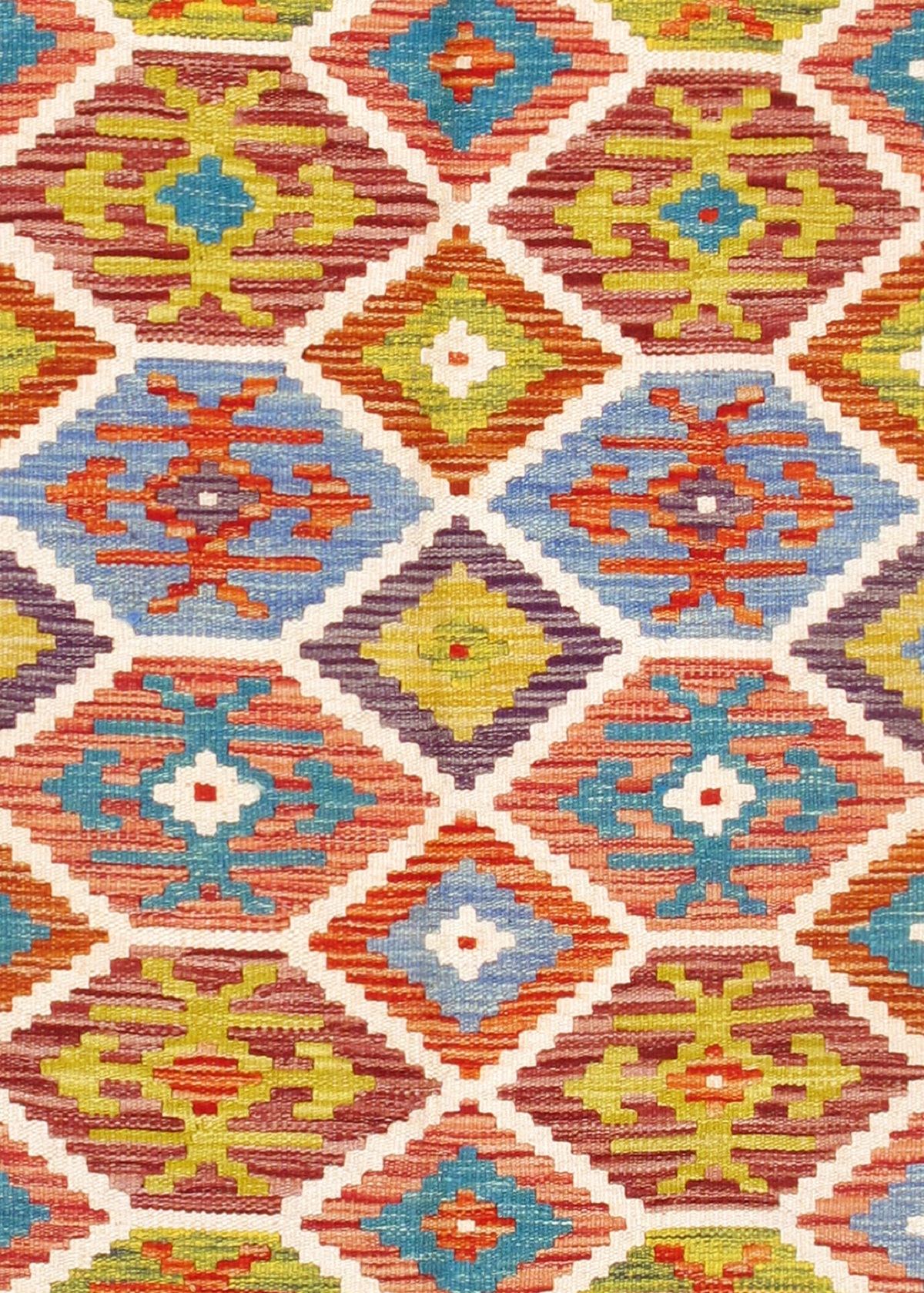 Pasargad - Kilim Collection Flatweave Wool Area Rug in Multi, 41" x 82" (990251 4x7)