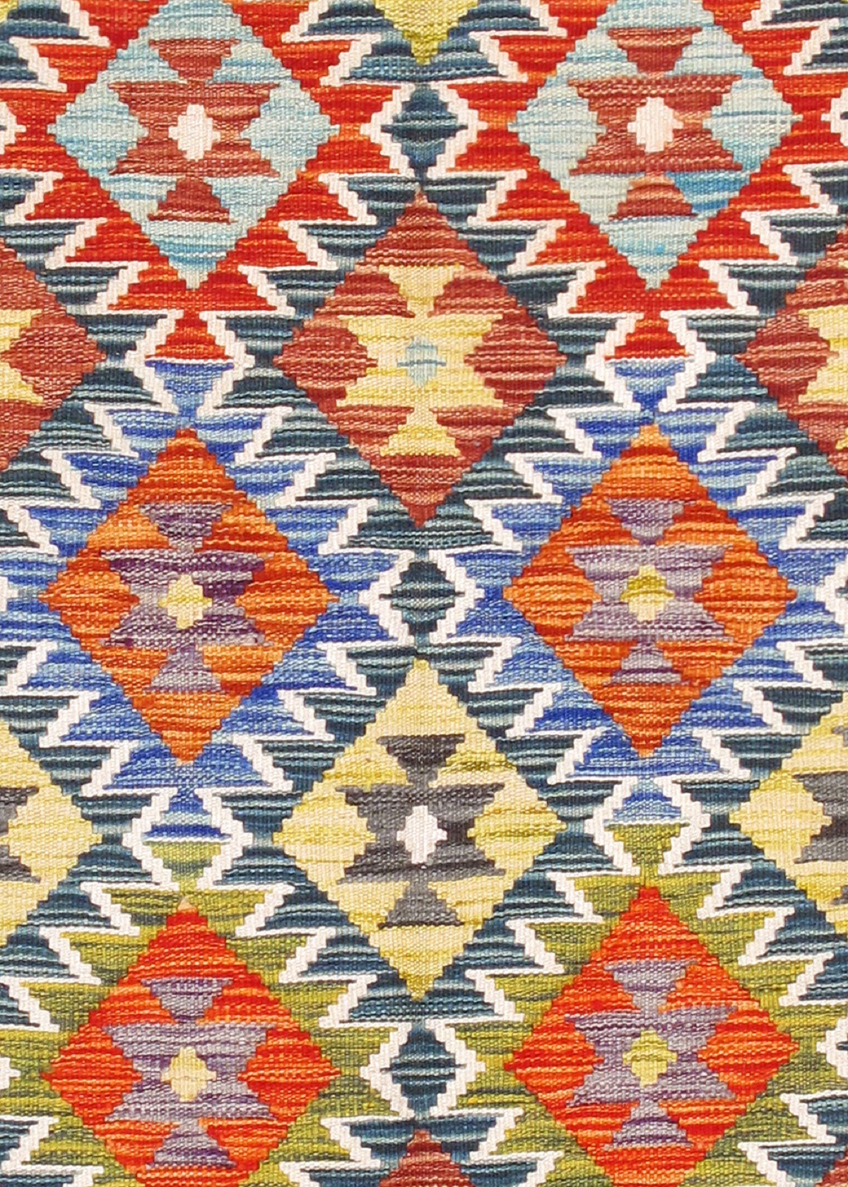 Pasargad - Kilim Collection Flatweave Wool Area Rug in Multi, 41" x 77" (990252 4x6)