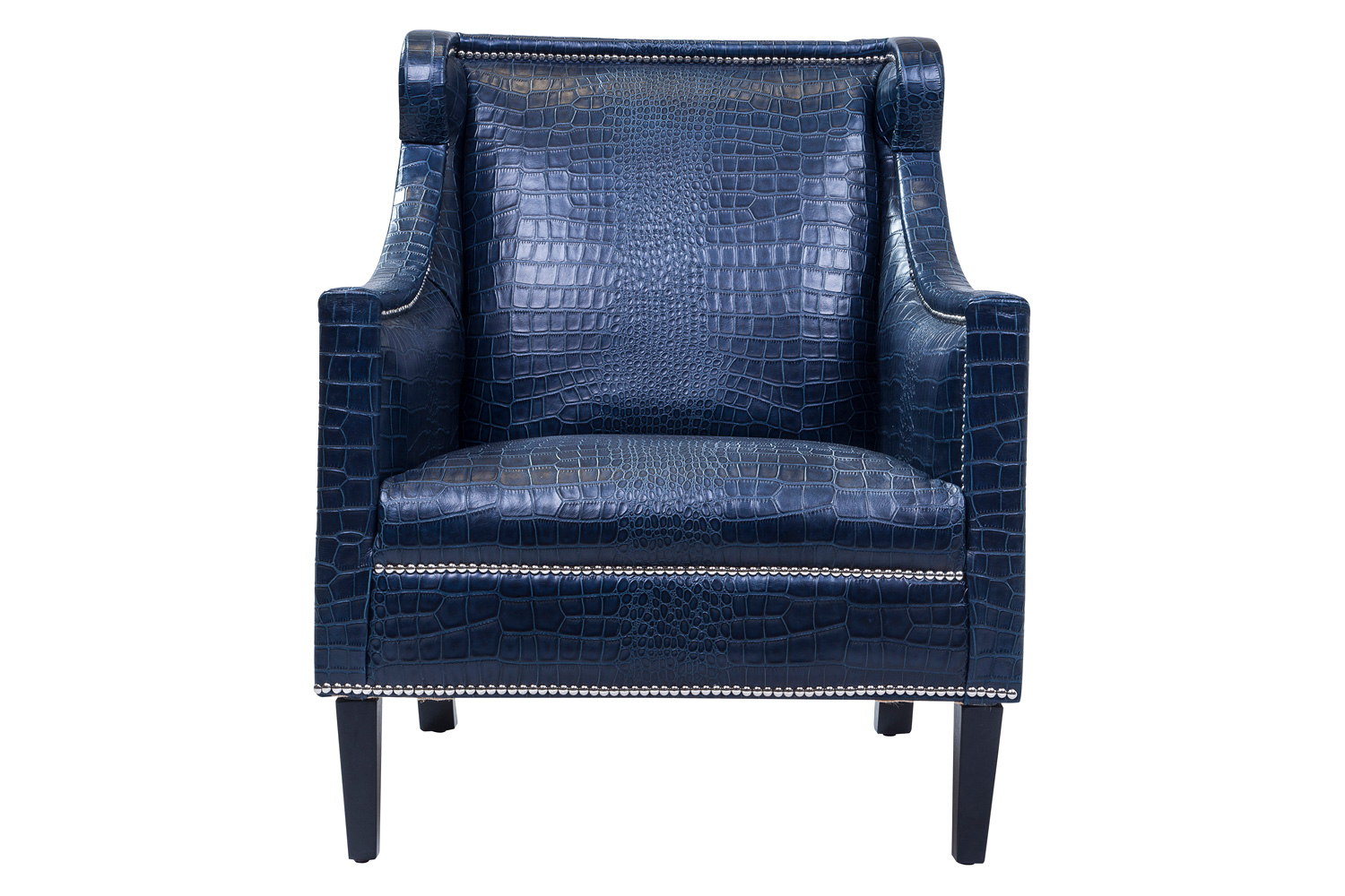 Pasargad™ Bergdorf Collection Leather Armchair