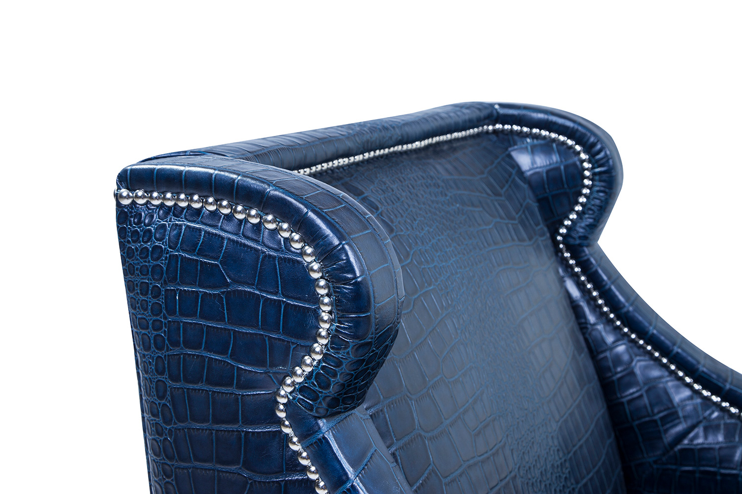 Pasargad™ Bergdorf Collection Leather Armchair