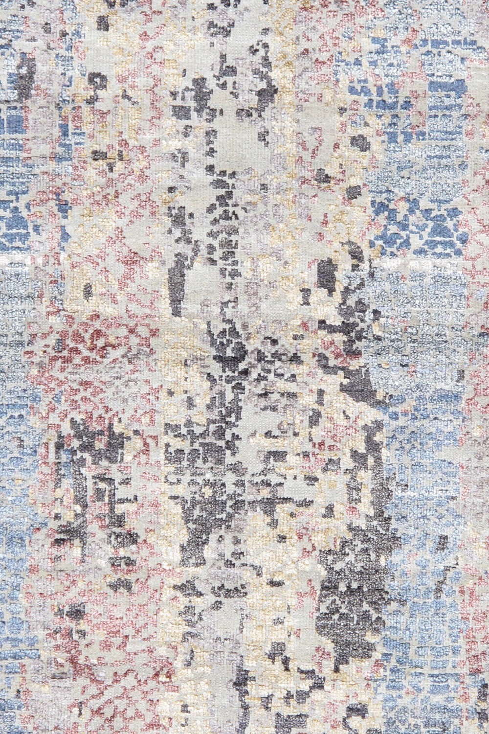 Pasargad - Modern Gemstone Collection Hand-Knotted Silk and Wool Area Rug 97'' x 123'' (GEM-3 8X10)