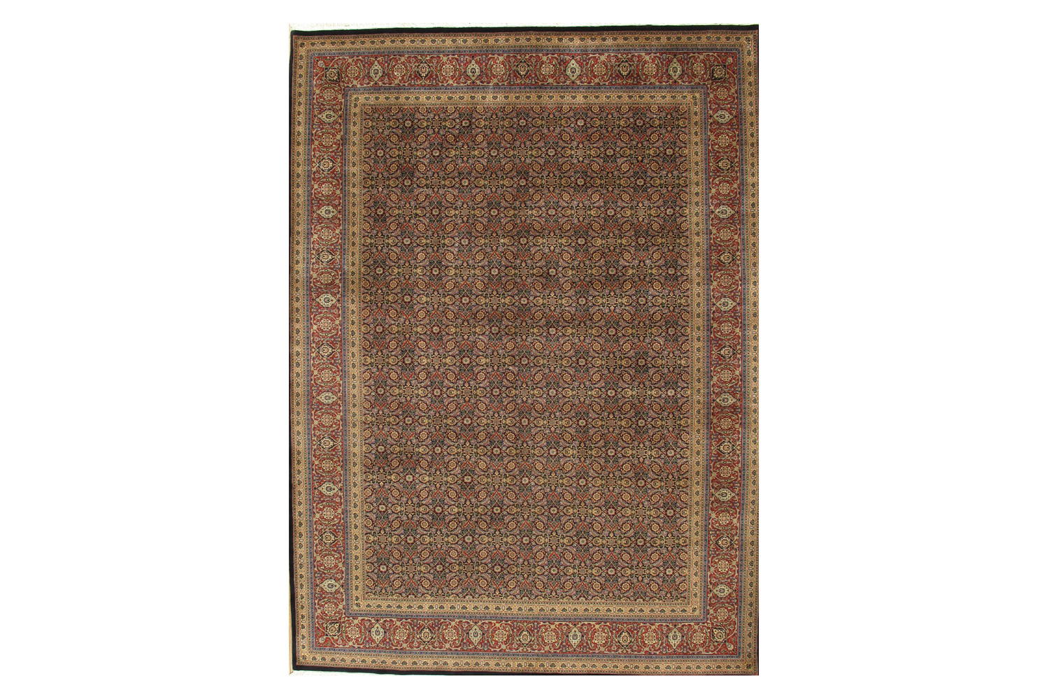 Pasargad - Tabriz Collection Hand-Knotted Lamb's Wool Area Rug HERATI