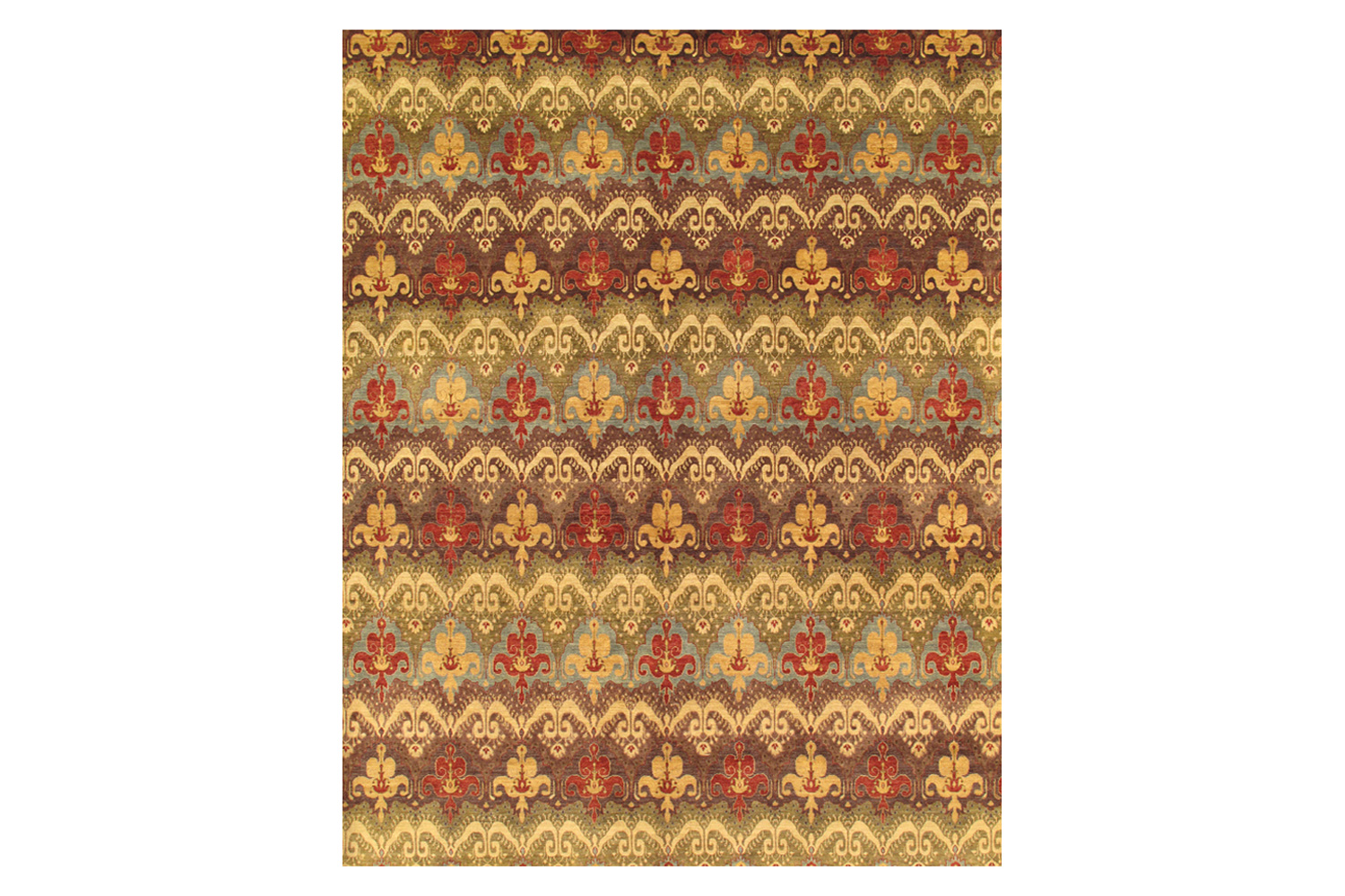 Pasargad - Ikat Collection Hand-Knotted Lamb's Wool Area Rug IKAT-4