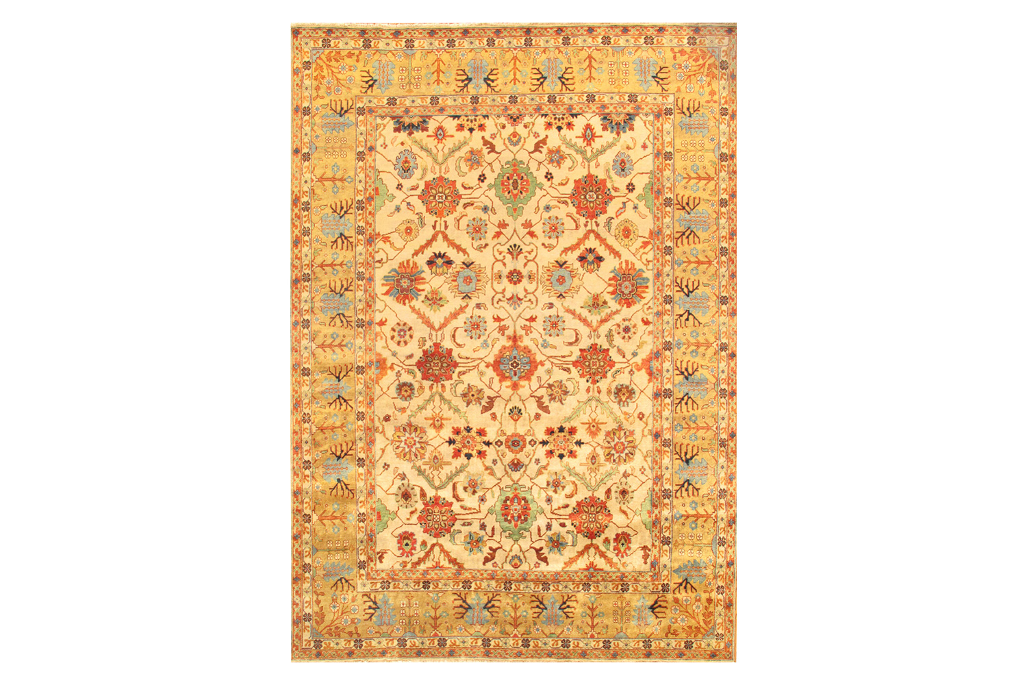 Pasargad - Mahal Collection Hand-Knotted Wool Area Rug P-17