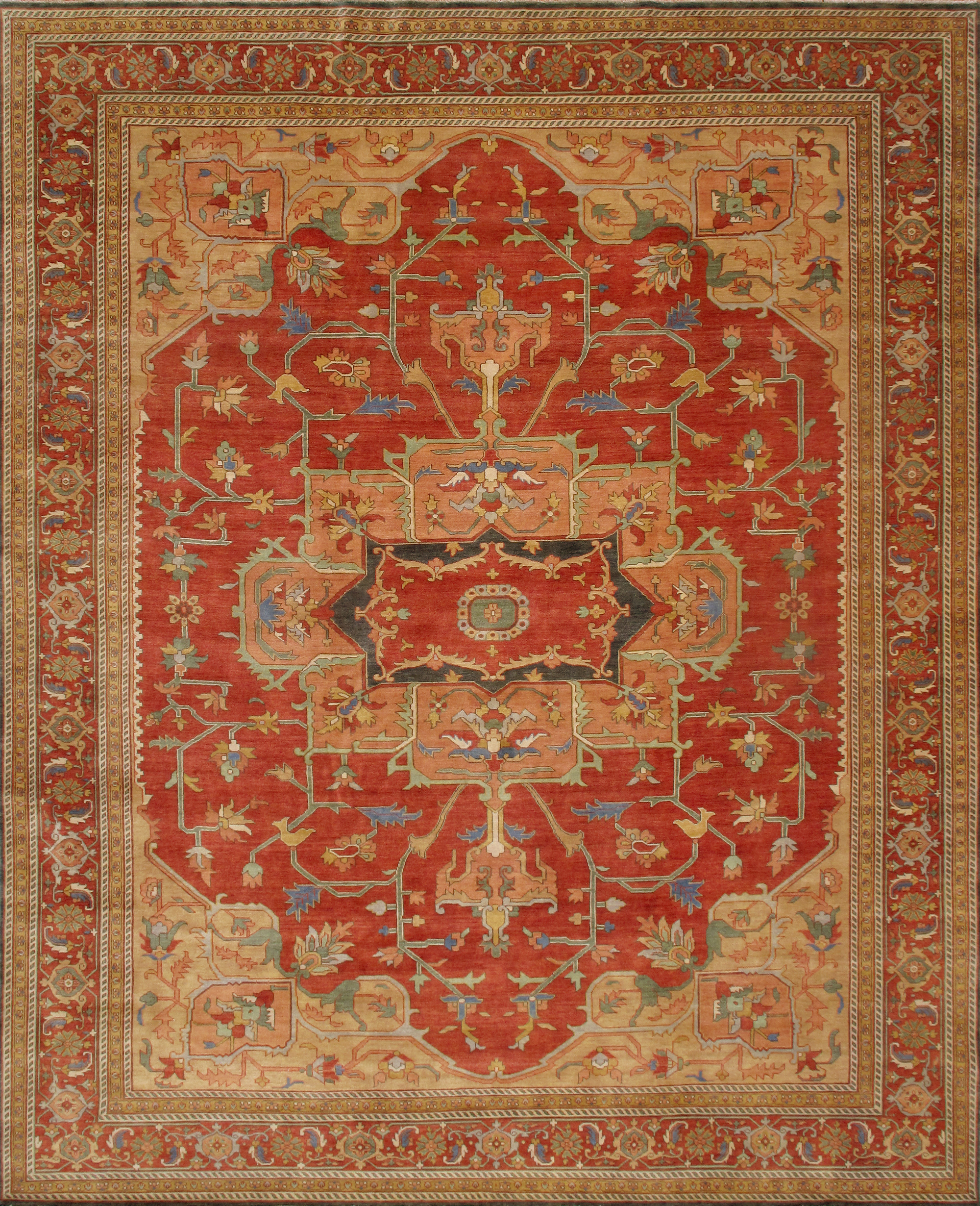 Pasargad - Serapi Collection Hand-Knotted Lamb's Wool Area Rug P-2