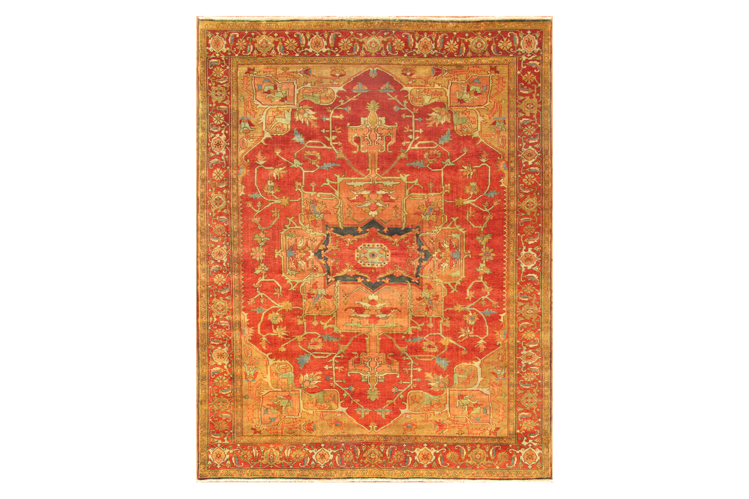 Pasargad - Serapi Collection Hand-Knotted Lamb's Wool Area Rug P-2