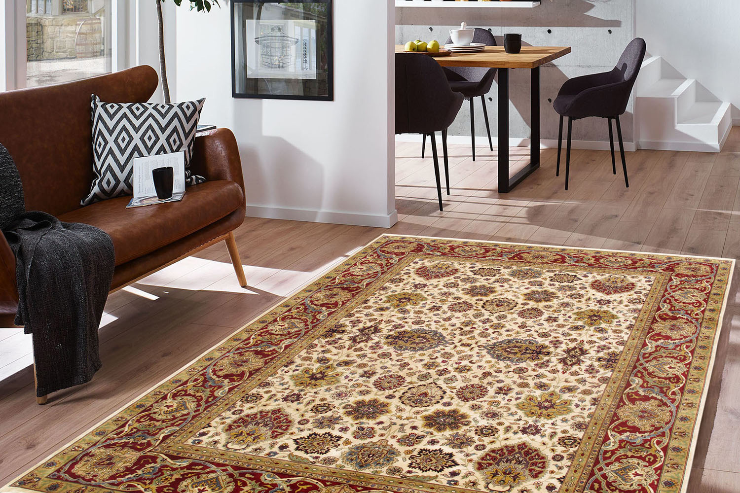 Pasargad - Tabriz Collection Hand-Knotted Lamb's Wool Area Rug 108'' x 141'' (P-437 9X12)