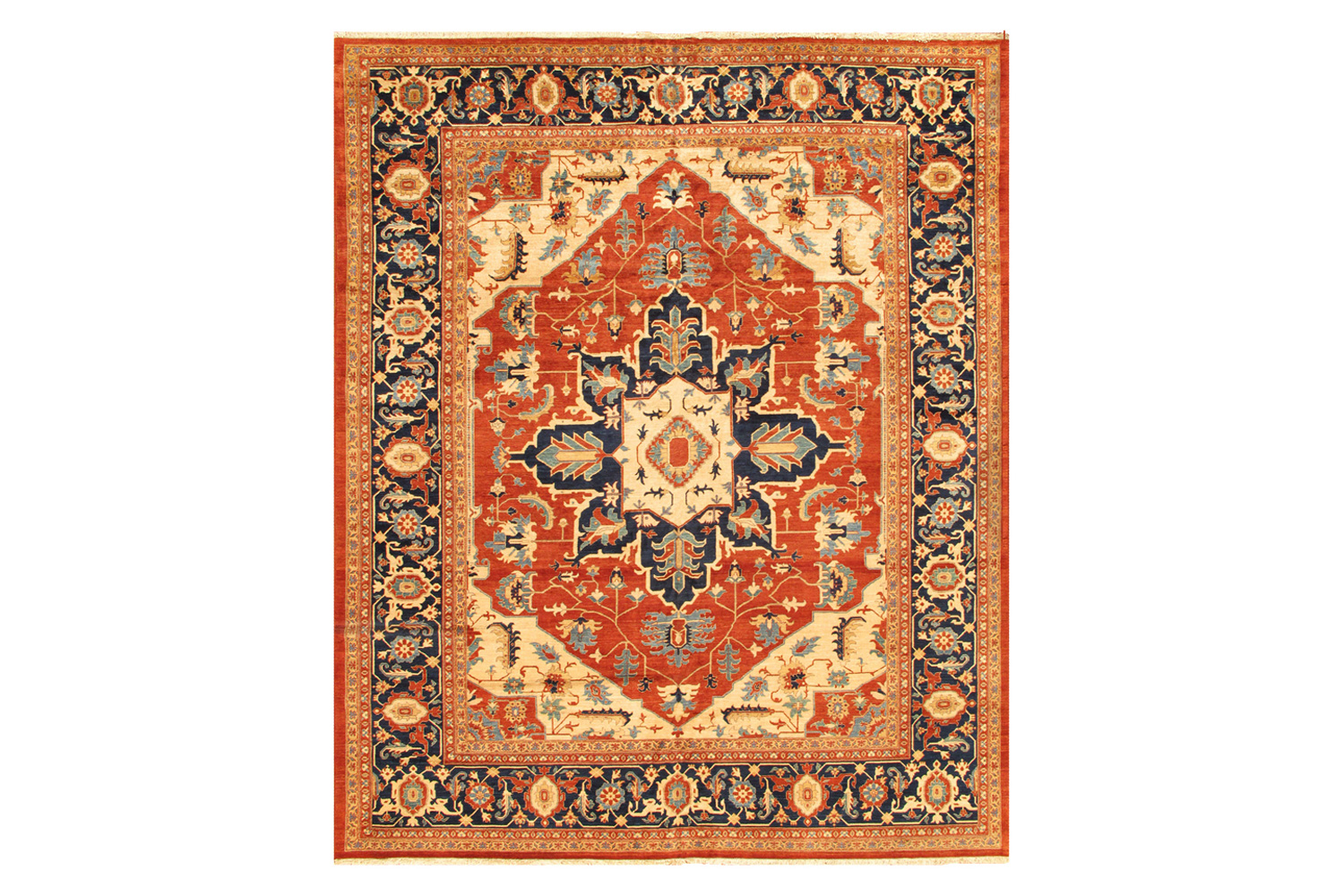 Pasargad - Serapi Collection Hand-Knotted Lamb's Wool Area Rug P-49