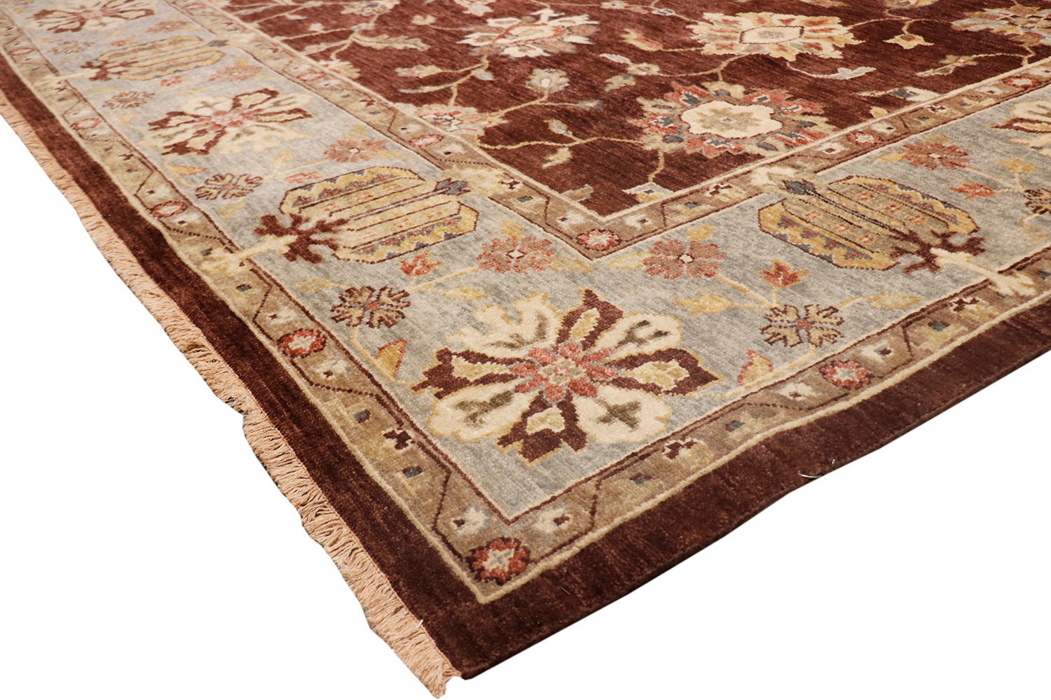 Pasargad - Sultanabad Collection Hand-Knotted Lamb's Wool Area Rug 108'' x 141'' (P-640 9X12)