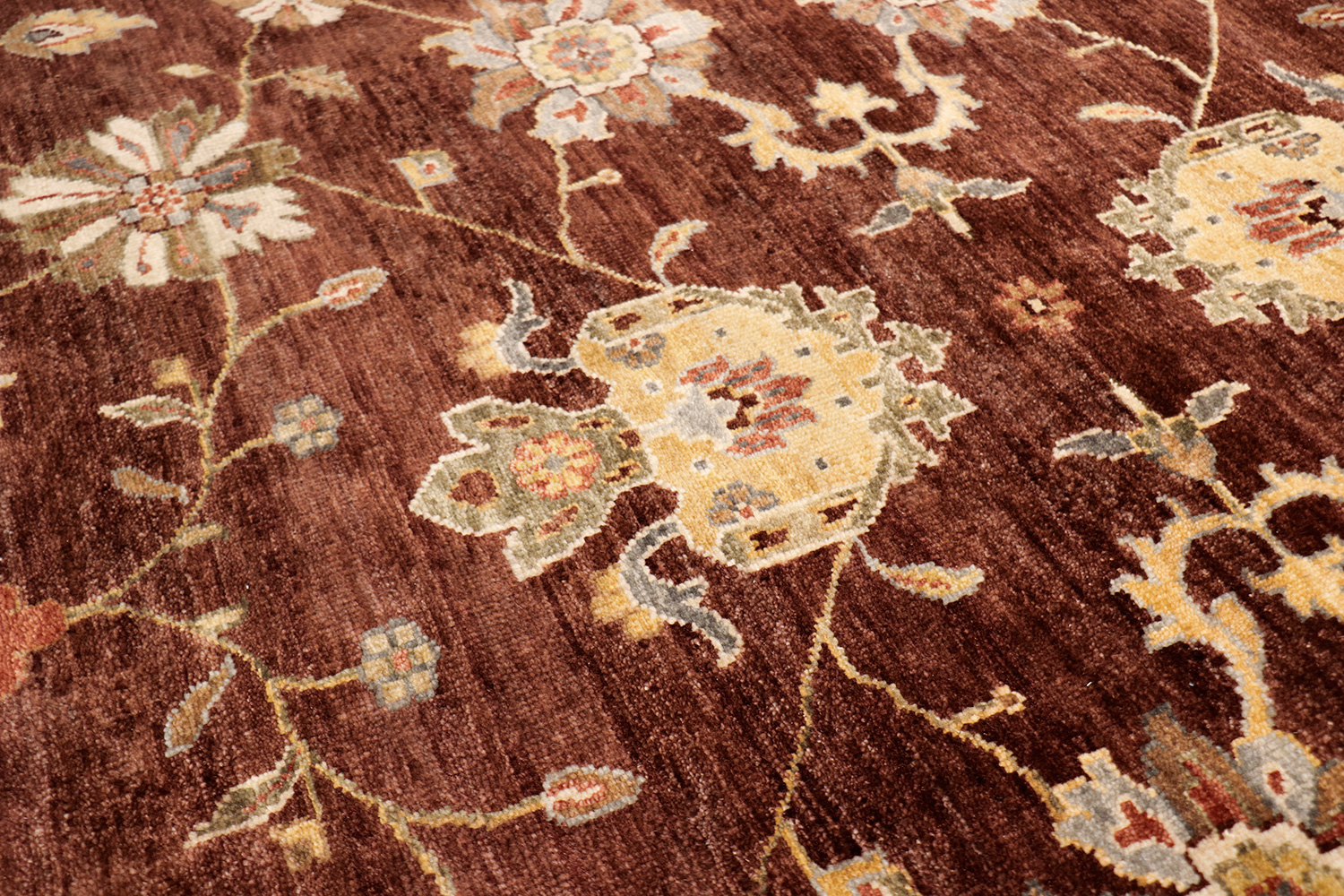 Pasargad - Sultanabad Collection Hand-Knotted Lamb's Wool Area Rug 108'' x 141'' (P-640 9X12)