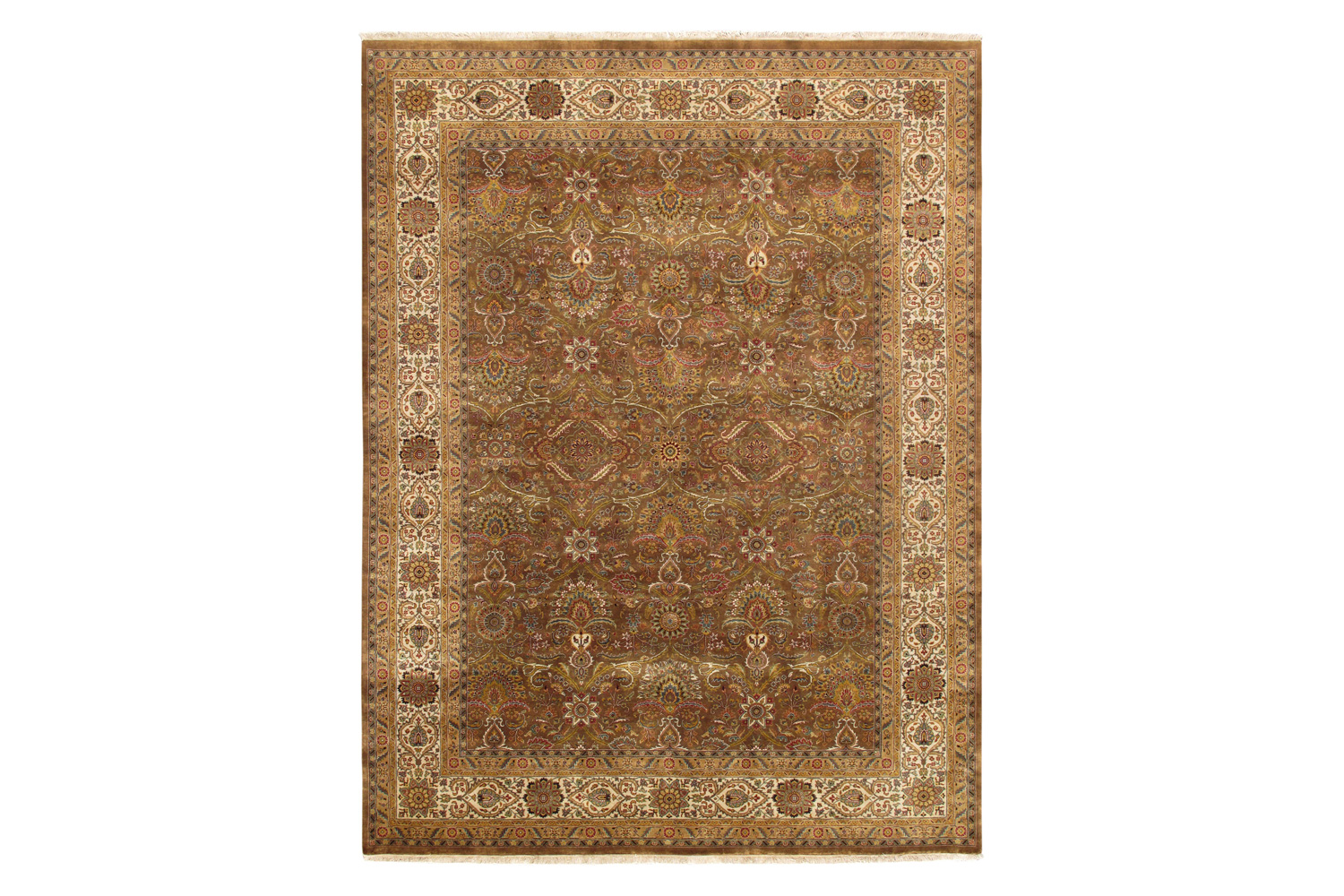 Pasargad - Tabriz Collection Hand-Knotted Lamb's Wool Area Rug P-701 BLACK