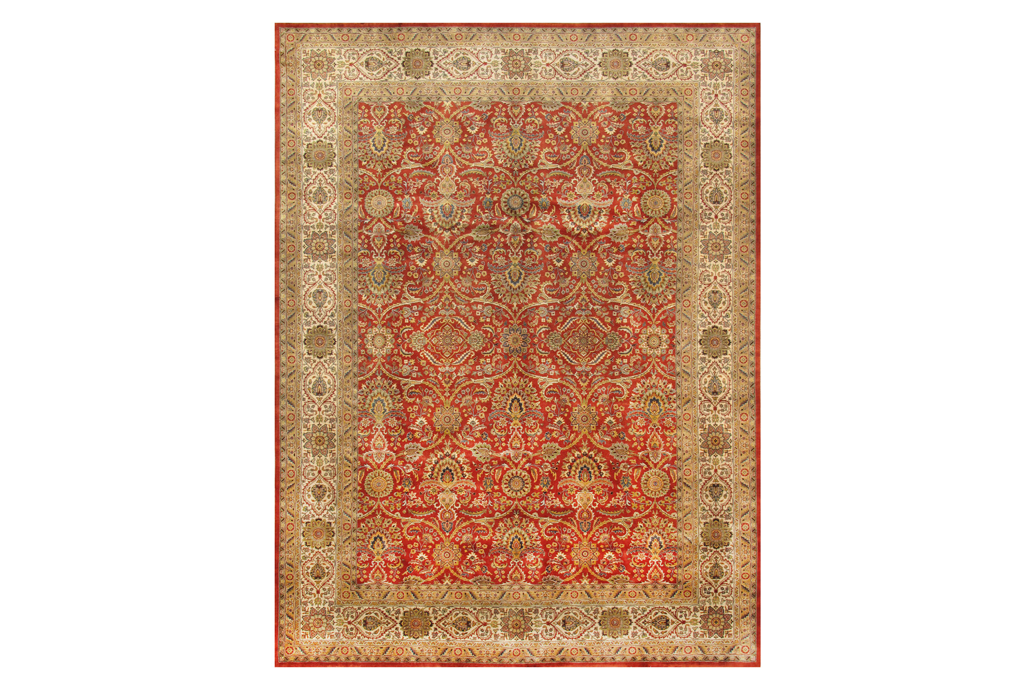 Pasargad - Tabriz Collection Hand-Knotted Lamb's Wool Area Rug P-701 BLACK