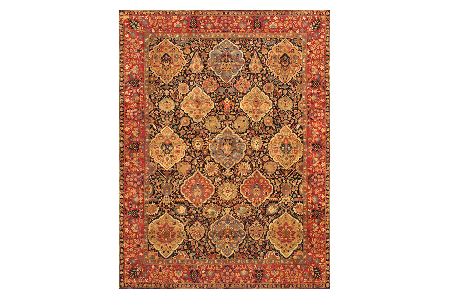 Pasargad - Kerman Collection Hand-Knotted Lamb's Wool Area Rug P-LAVAR