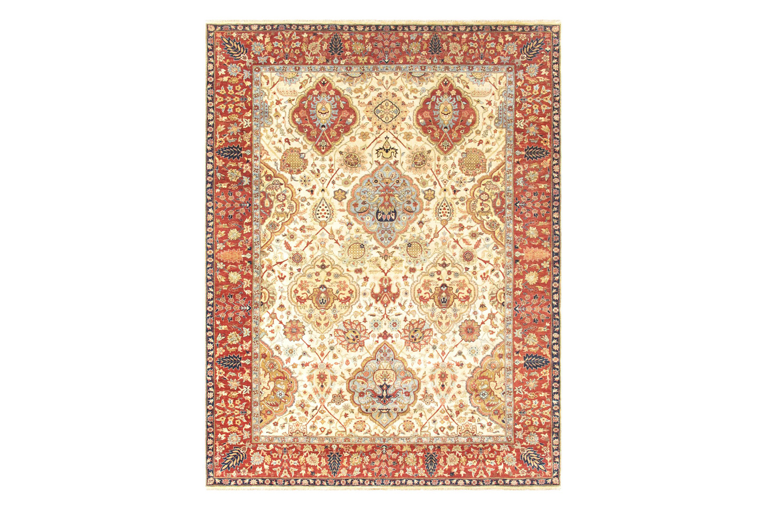 Pasargad - Kerman Collection Hand-Knotted Lamb's Wool Area Rug P-LAVAR