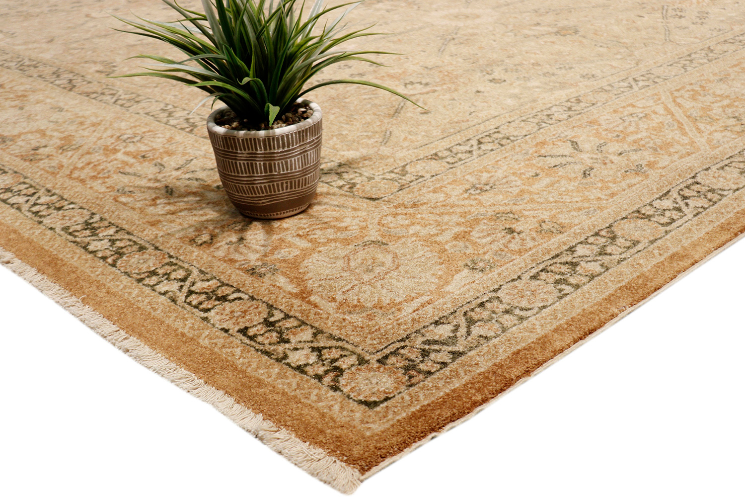 Pasargad - Tabriz Collection Hand-Knotted Lamb's Wool Area Rug 107'' x 142'' (PA-201 9X12)