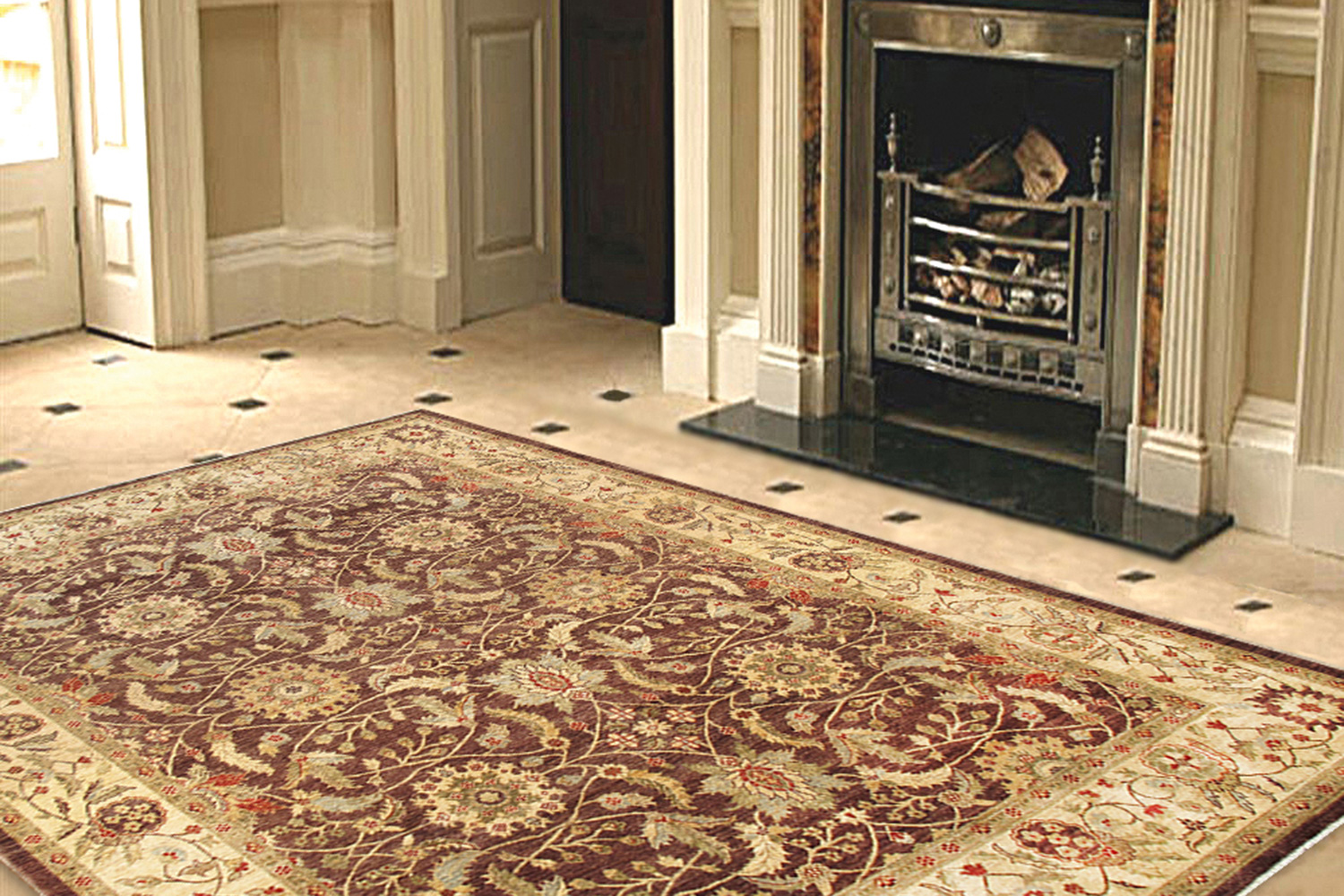 Pasargad - Ferehan Collection Hand-Knotted Lamb's Wool Area Rug 96'' x 125'' (PAN-614 8X10)