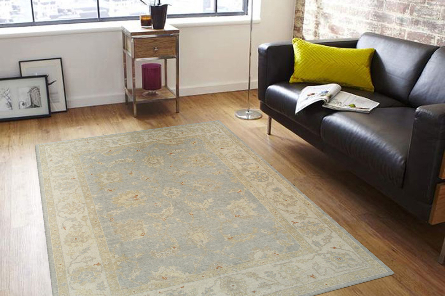 Pasargad - Oushak Collection Hand-Knotted Lamb's Wool Area Rug 108'' x 158'' (PB-102 9X13)