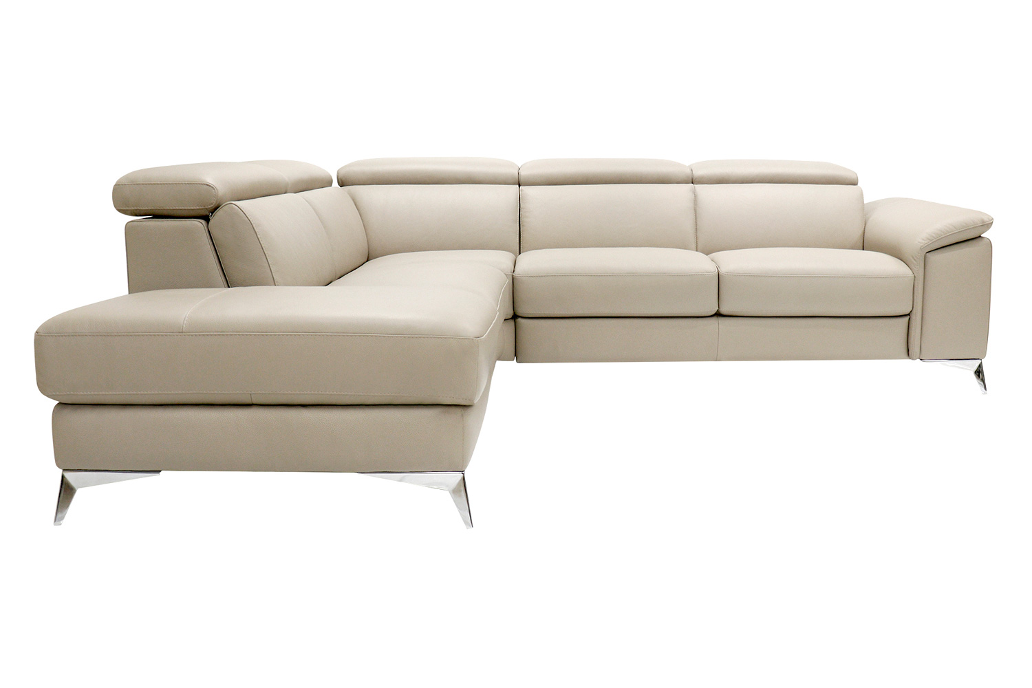 Pasargad - Modena Collection Italian Leather Sectional Sofa PC-1694M