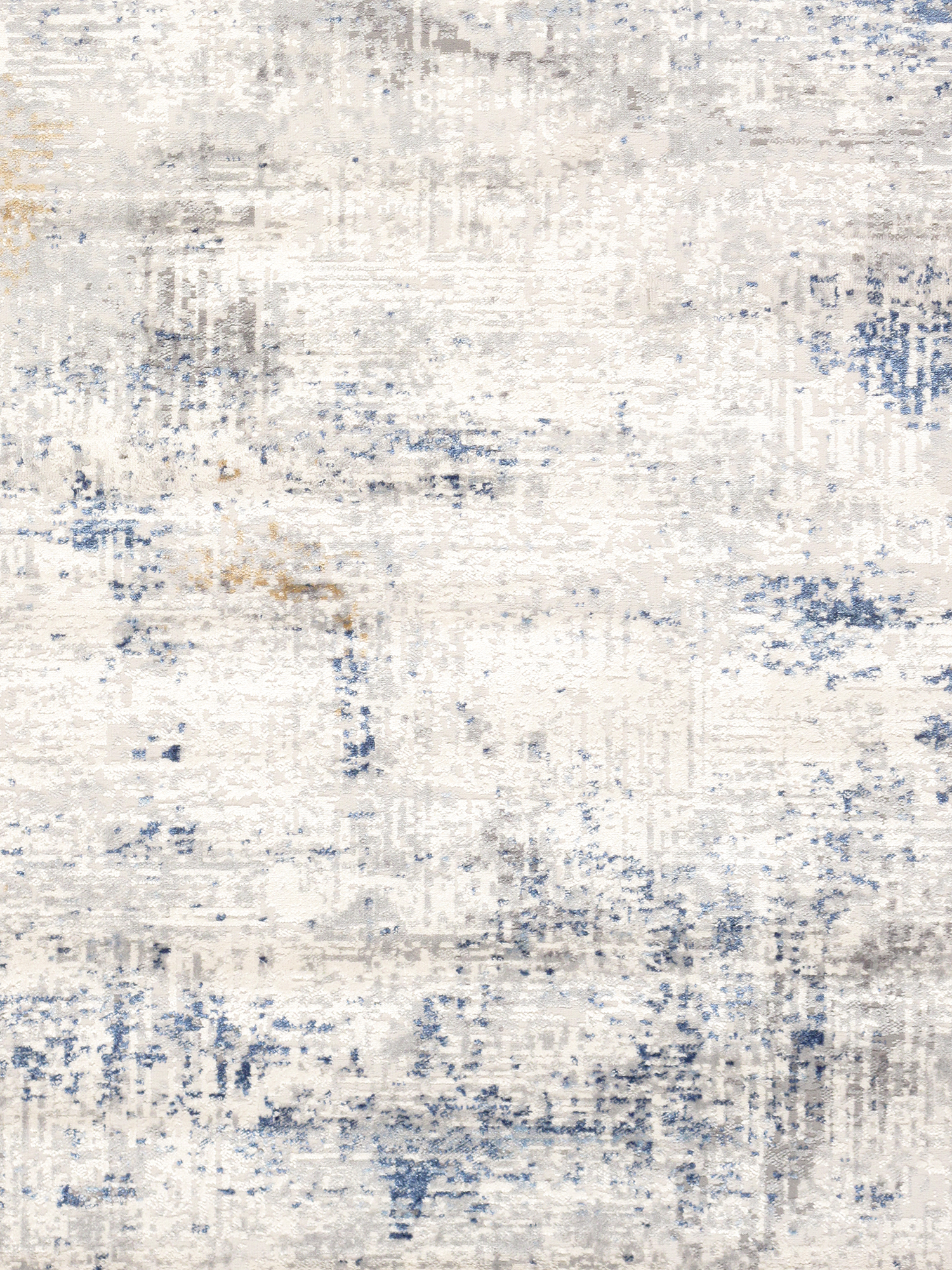 Pasargad Efes Collection Power Loom Polypropylene/Polyester Area Rug - L. Gray/L. Blue, 114" x 162" (pd-171b 10x14)