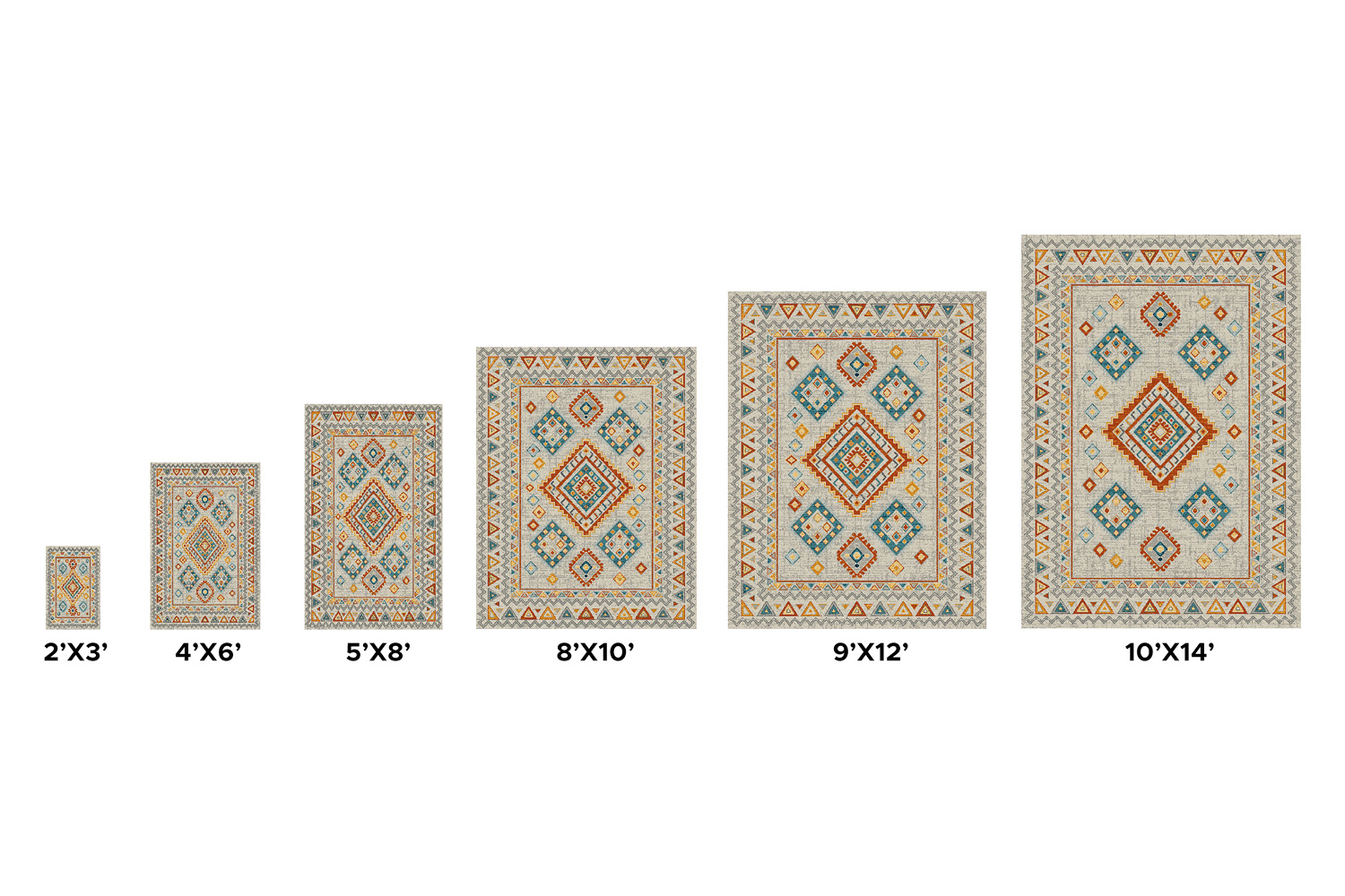 Pasargad Aldora Design Power Loom Area Rug (PD-475B 2X3) - 24'' x 36''