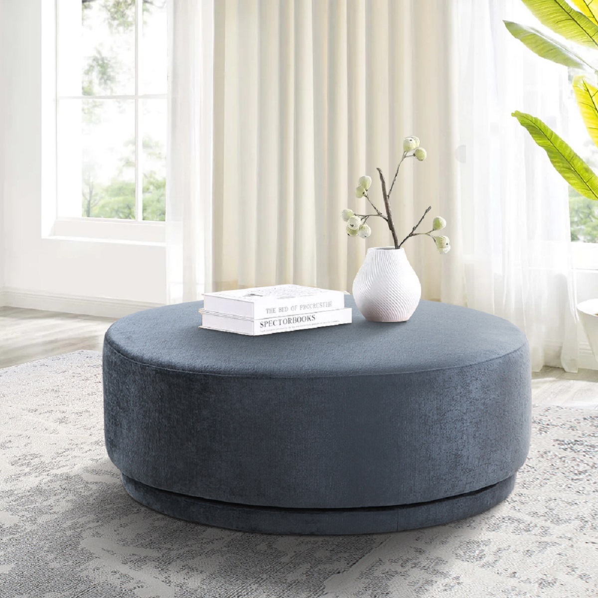 Pasargad - Cielo Swivel Base Ottoman