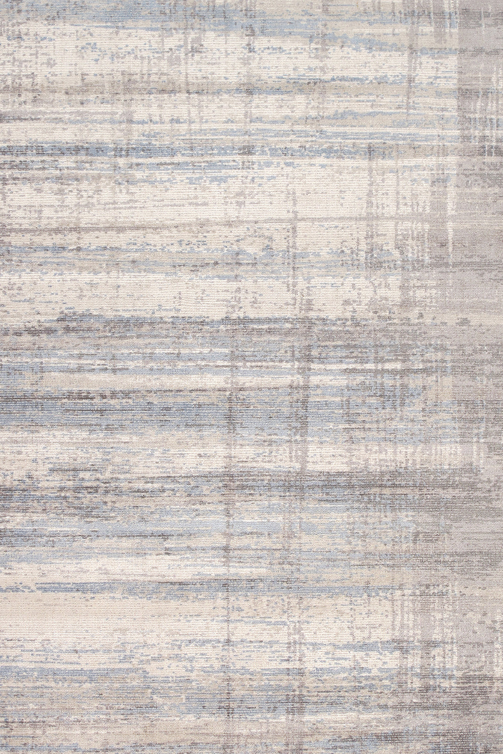 Pasargad Modern Collection Handloom Silver Bamboo Silk and Wool Area Rug (PEL-47 10X14) - 120'' x 168''