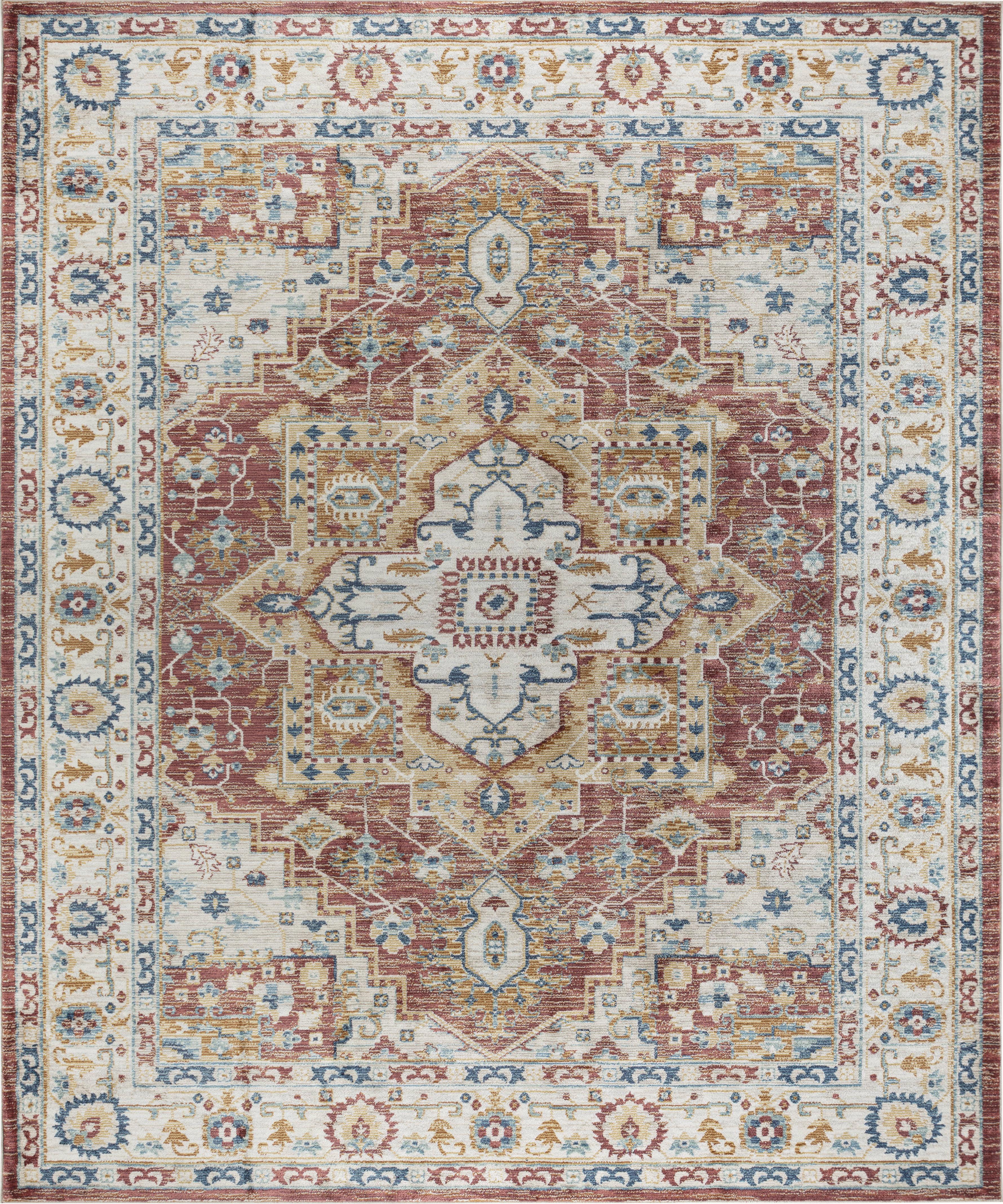 Pasargad - pfh-02R Heritage Collection Power Loom Polypropylene/Polyester Area Rug