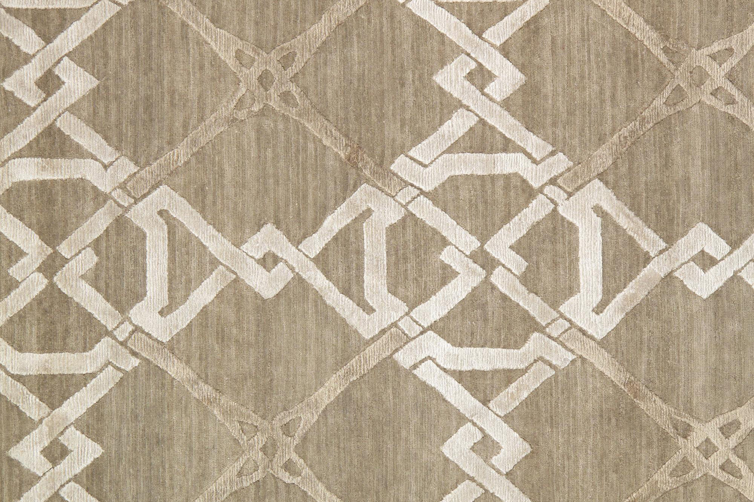 Pasargad - Modern Collection Hand-Knotted Silk and Wool Area Rug 97'' x 121'' (PG-02-1 8X10)