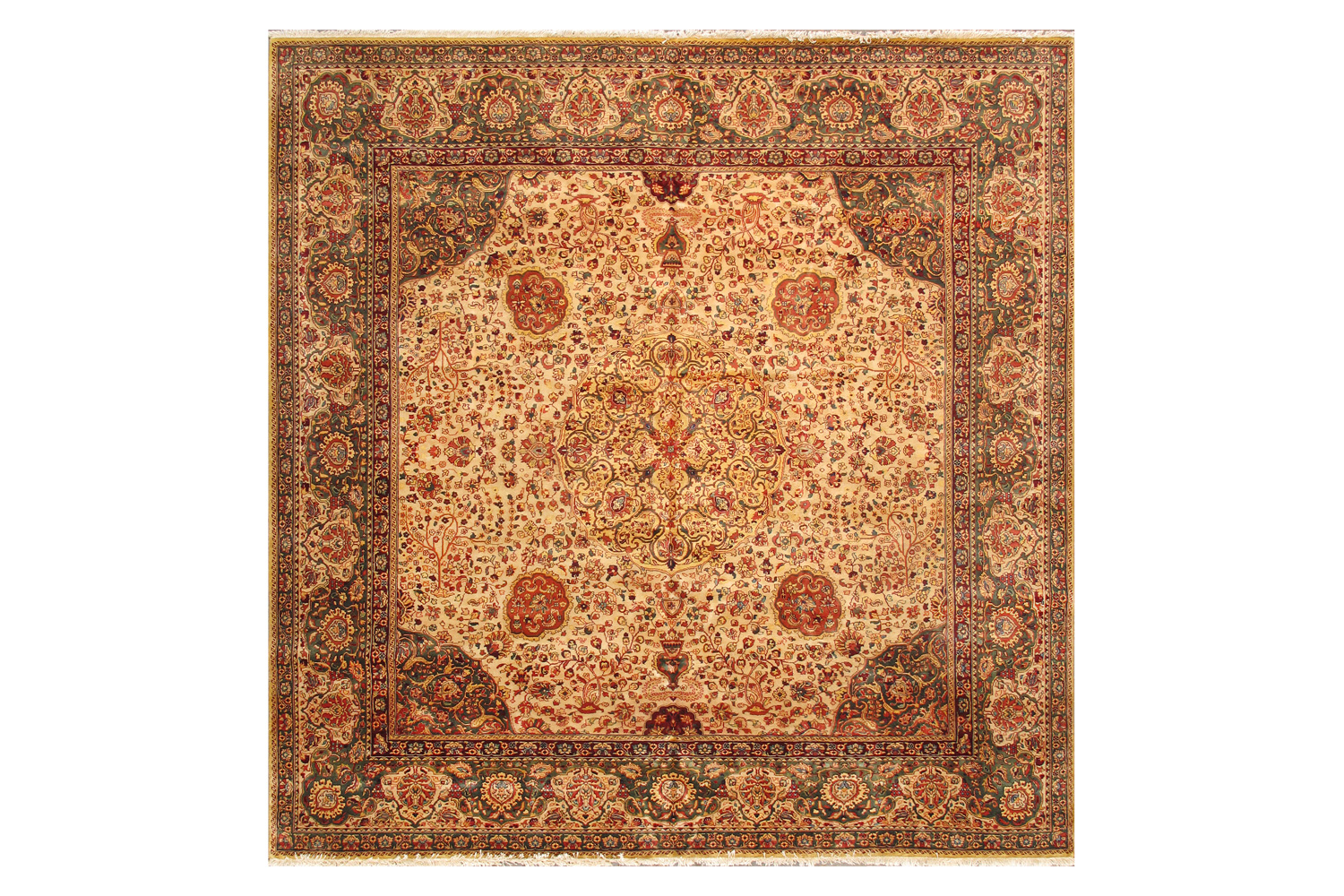 Pasargad - Crown Jewel Agra Collection Hand-Knotted Lamb's Wool Area Rug PH-260