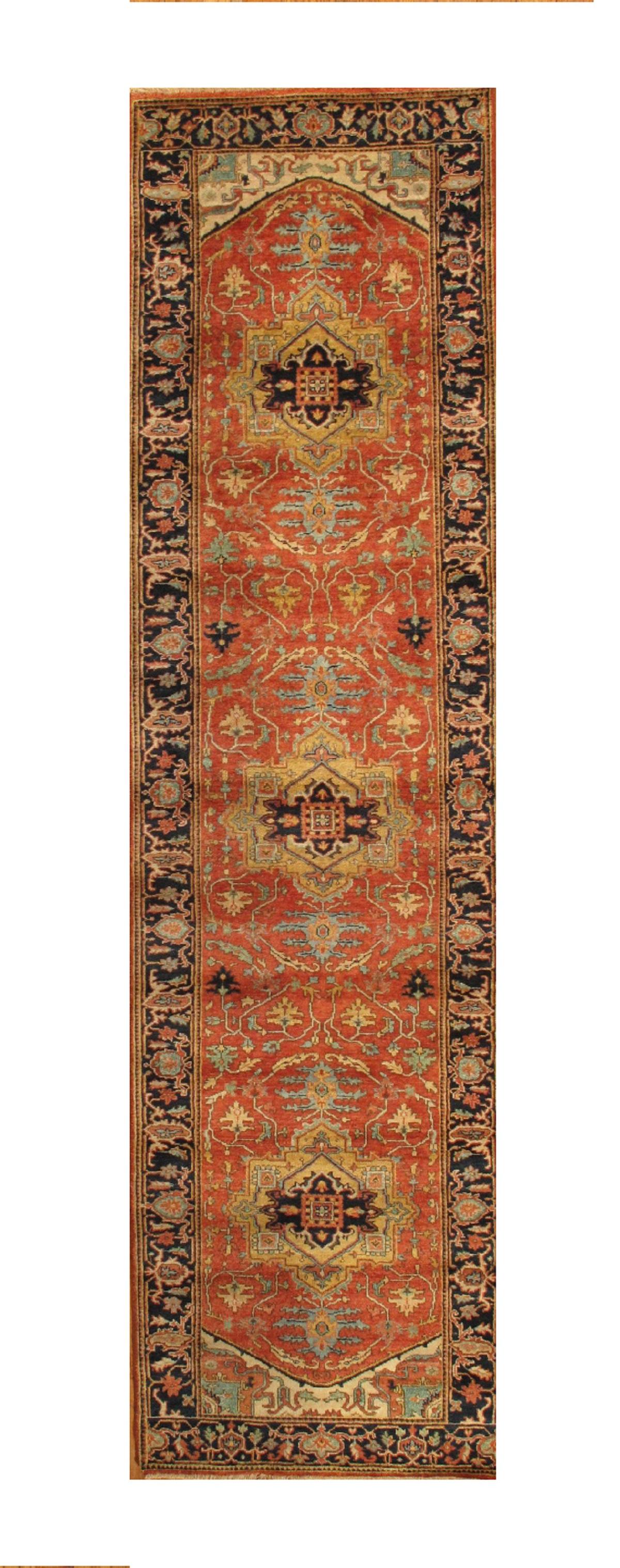 Pasargad - Serapi Collection Hand-Knotted Lamb's Wool Area Rug PJR-4