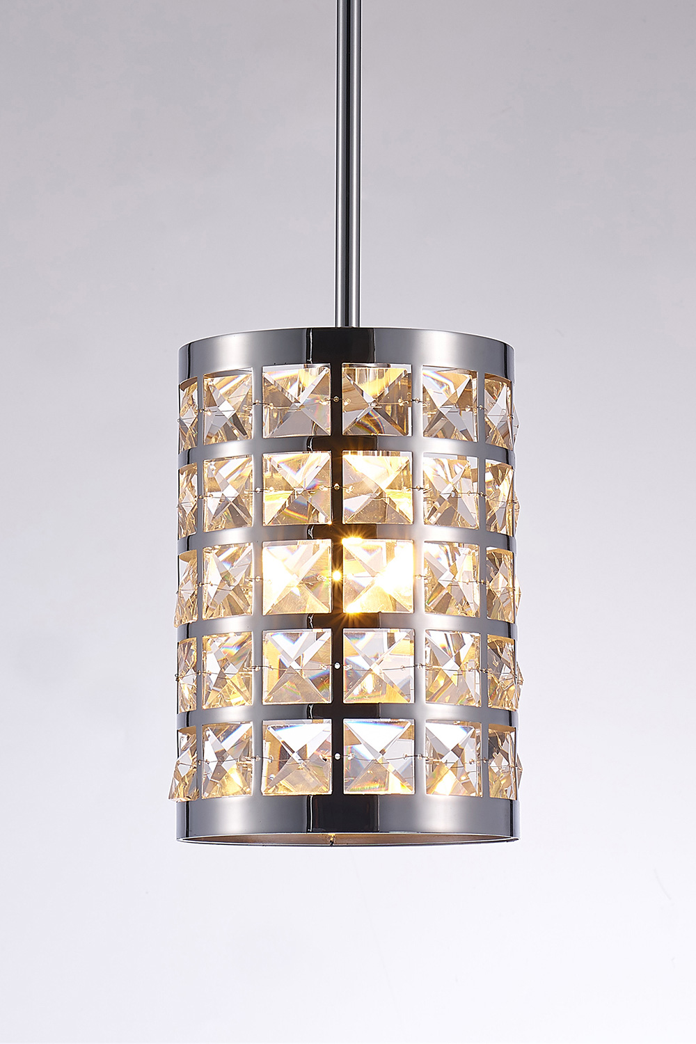 Pasargad - Hermoza Collection Metal and Crystal Pendant Lights (PMT-04)