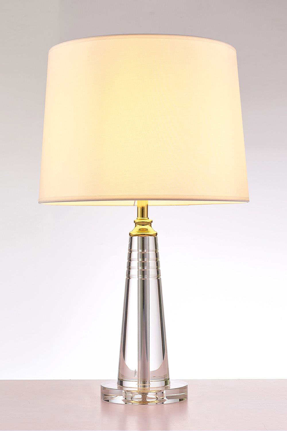 Pasargad - Modus Collection Metal and Crystal Table Lamp Lights